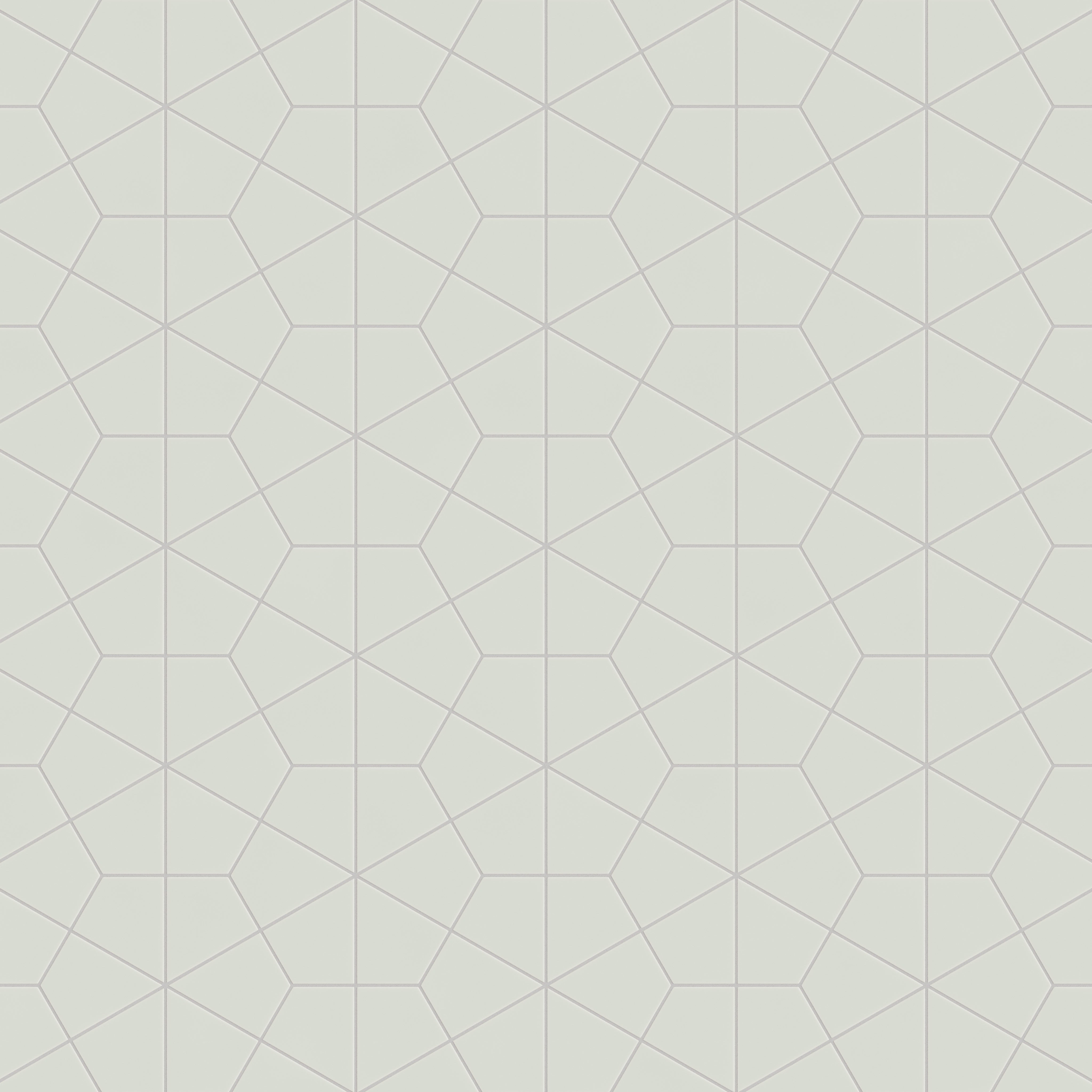 Hexite Original Ceramic Tile in Overcast Matte