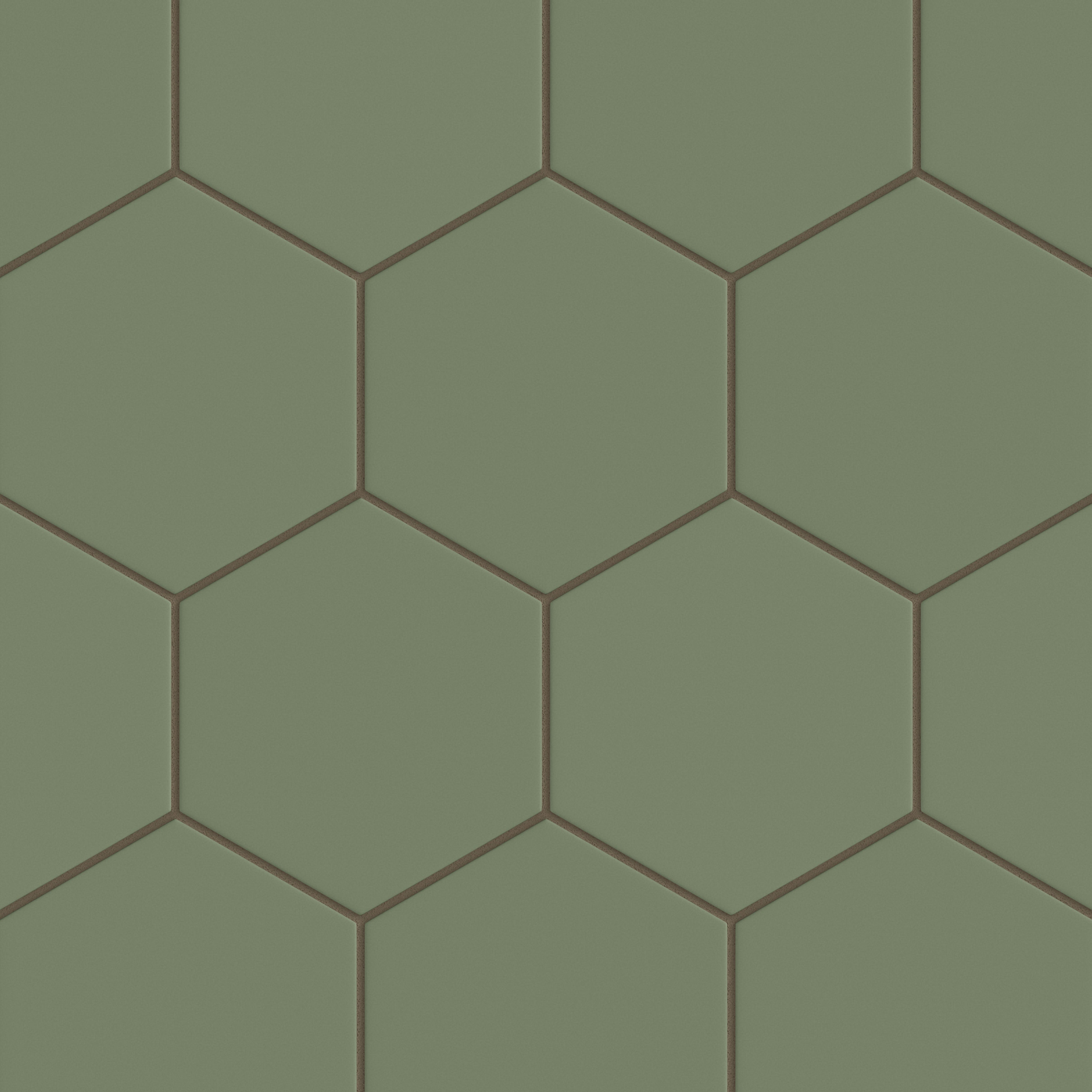8" Hexagon Original Ceramic Tile in Peabody Matte