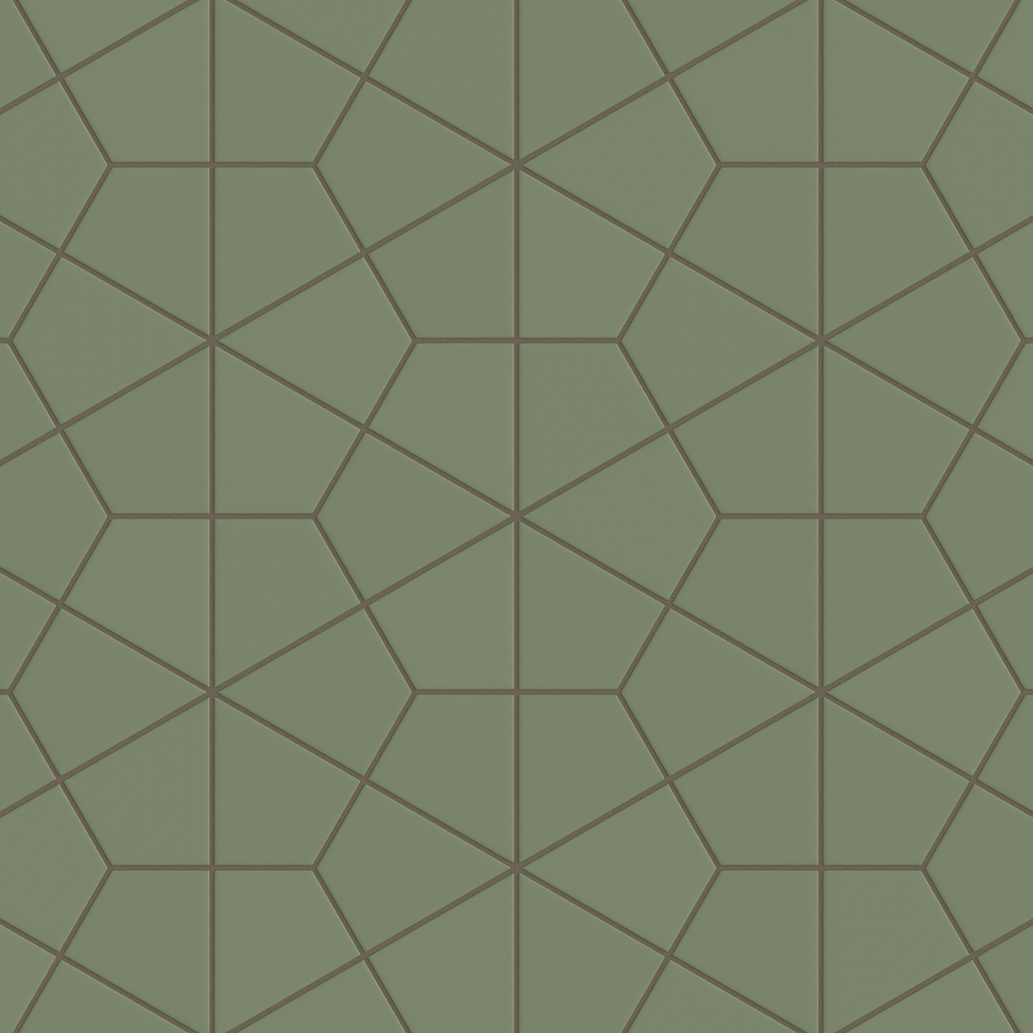 Hexite Original Ceramic Tile in Peabody Matte