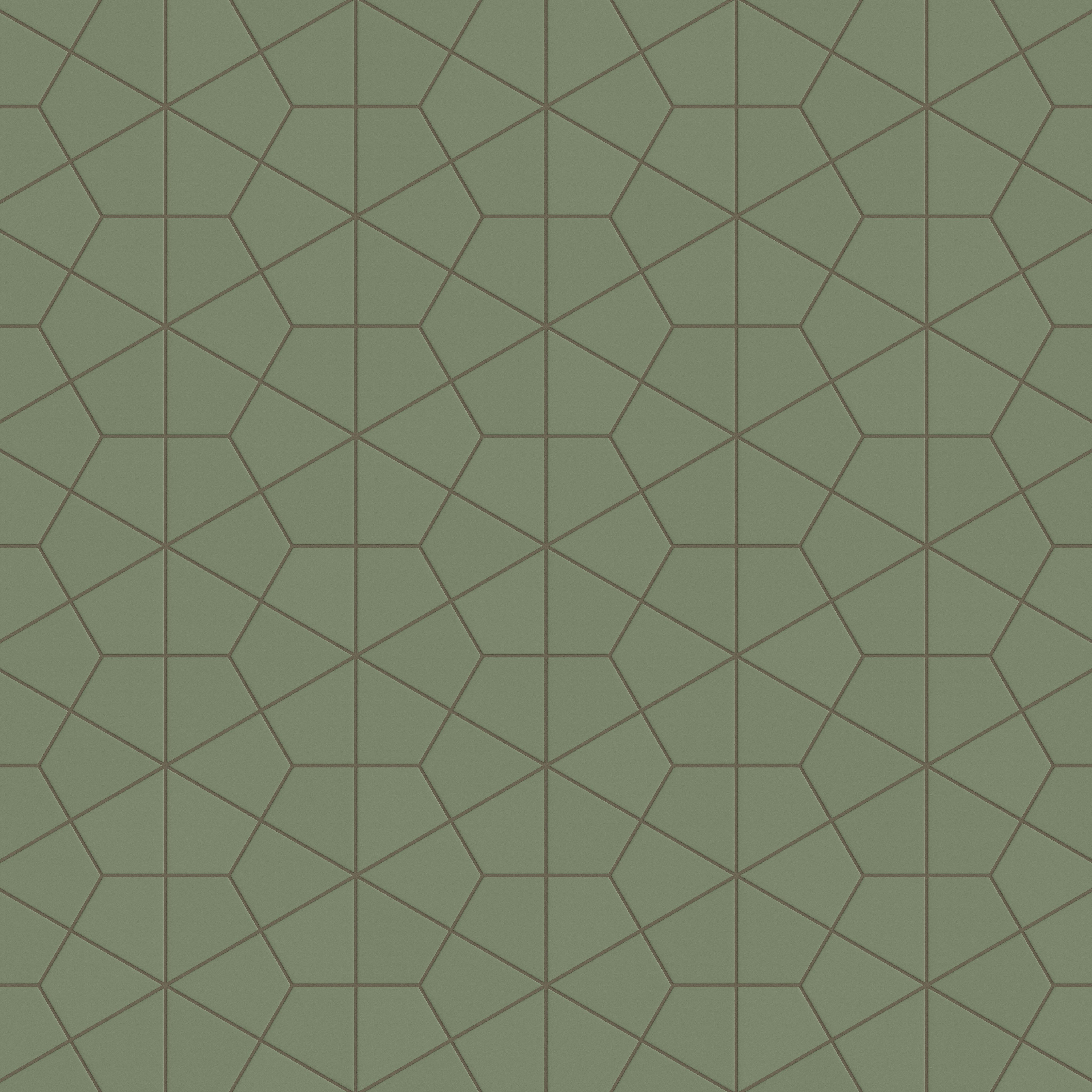 Hexite Original Ceramic Tile in Peabody Matte