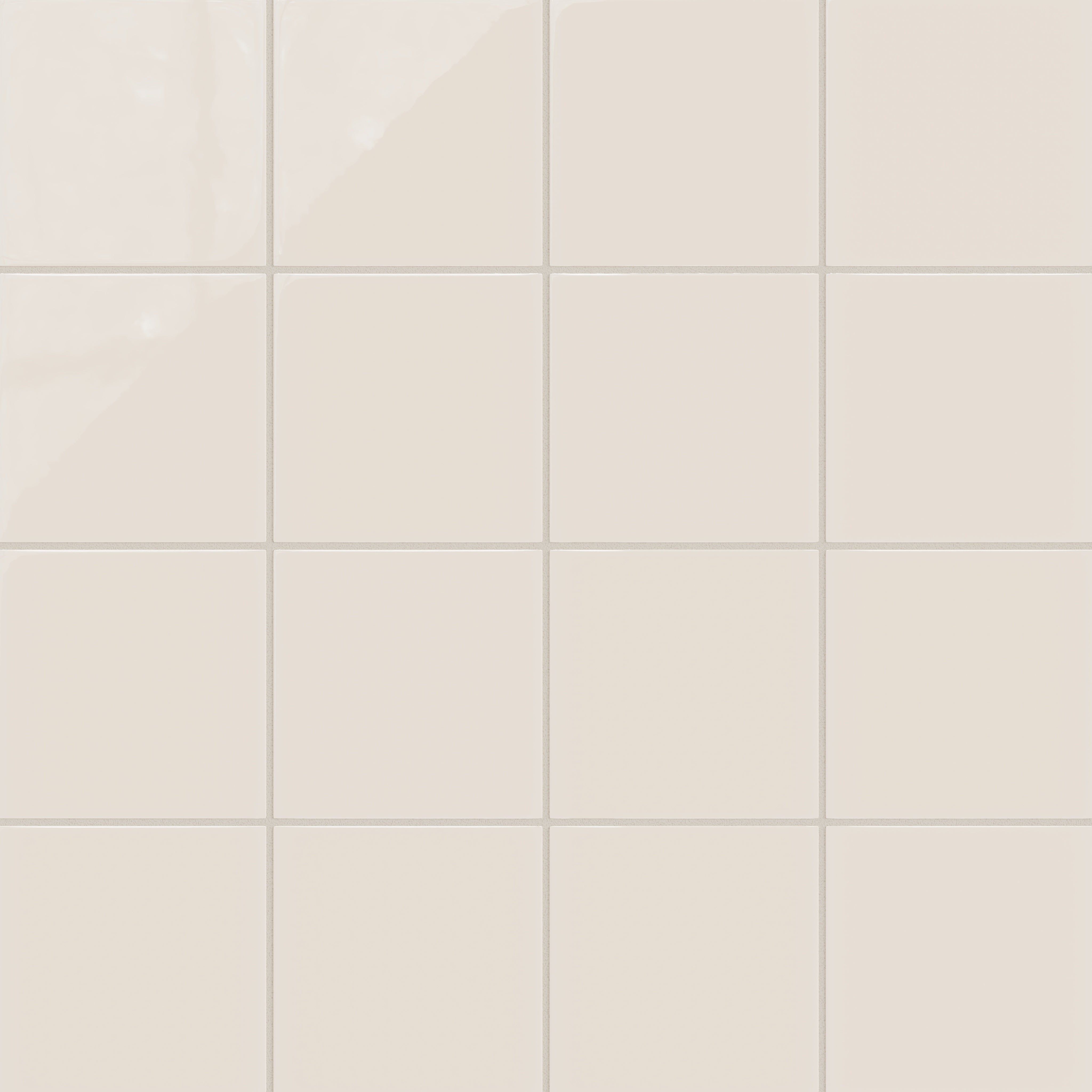 6x6 Natural Press Ceramic Tile in Pearl Gloss