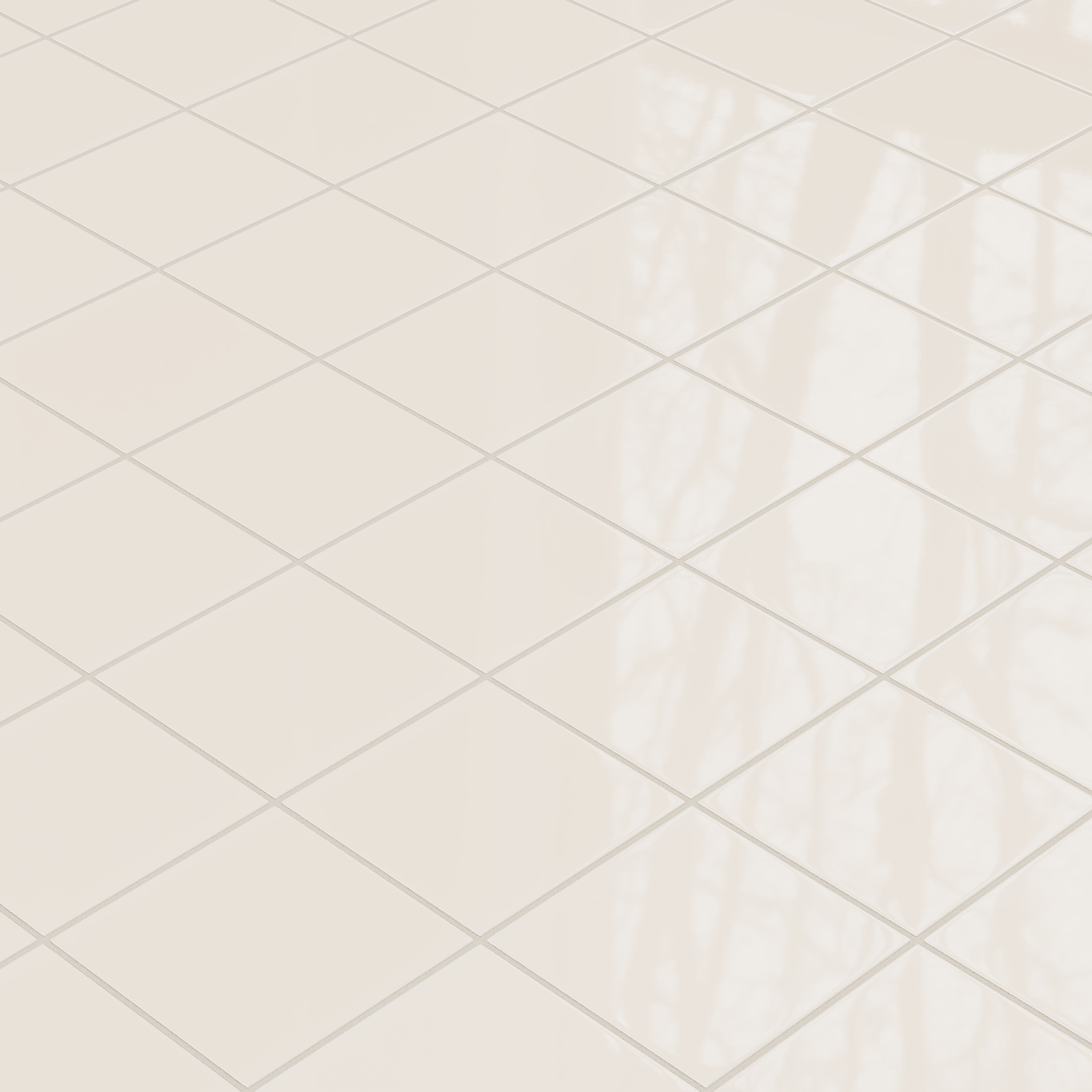 6x6 Natural Press Ceramic Tile in Pearl Gloss