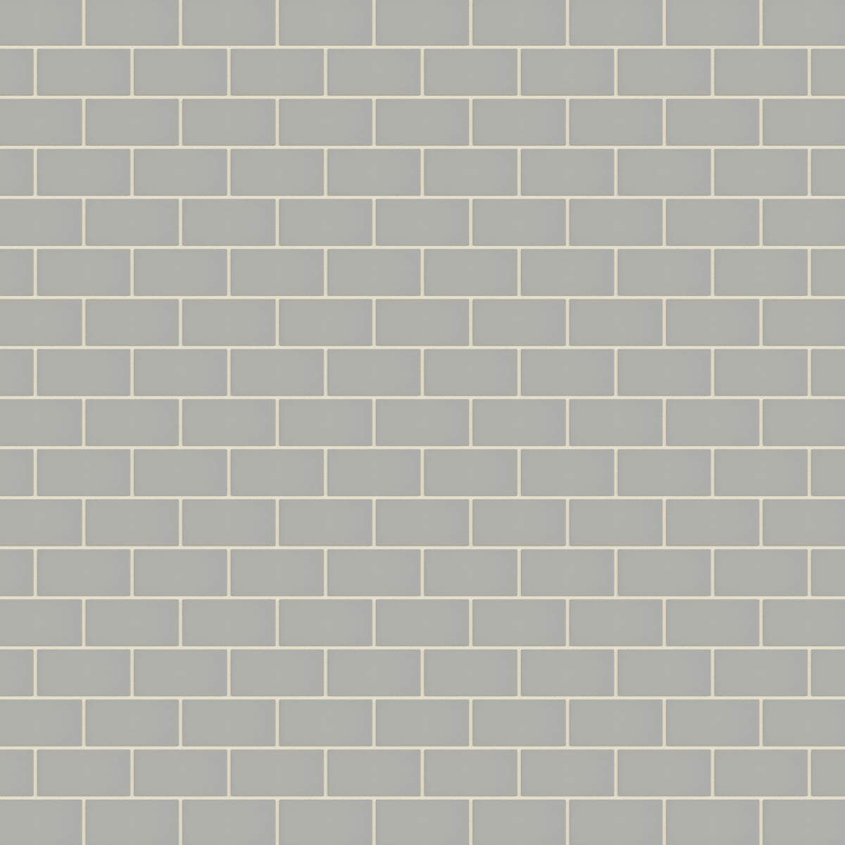 2x4 Half Offset Sheeted Natural Press Ceramic Mosaic Tile in Puget Sound Matte