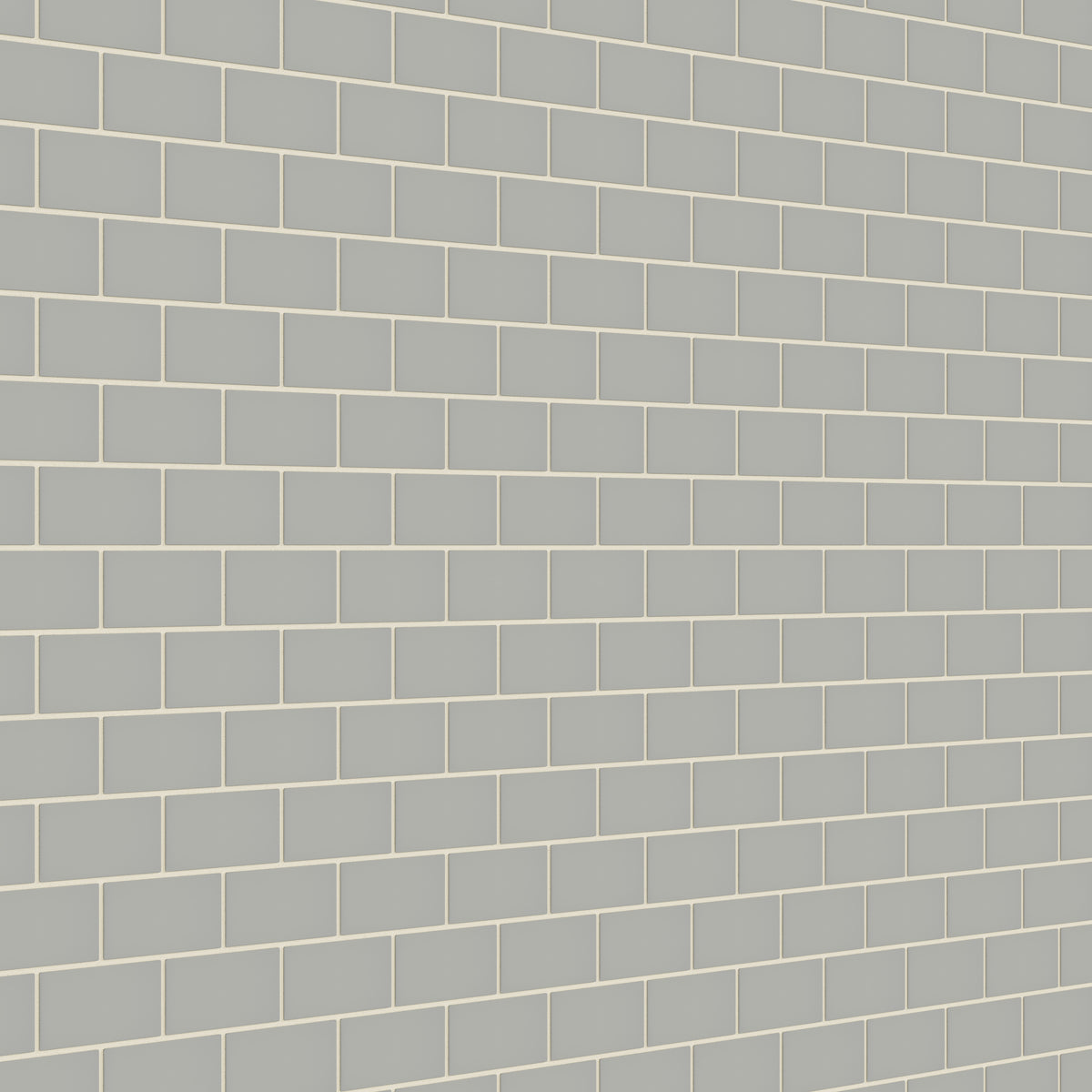 2x4 Half Offset Sheeted Natural Press Ceramic Mosaic Tile in Puget Sound Matte