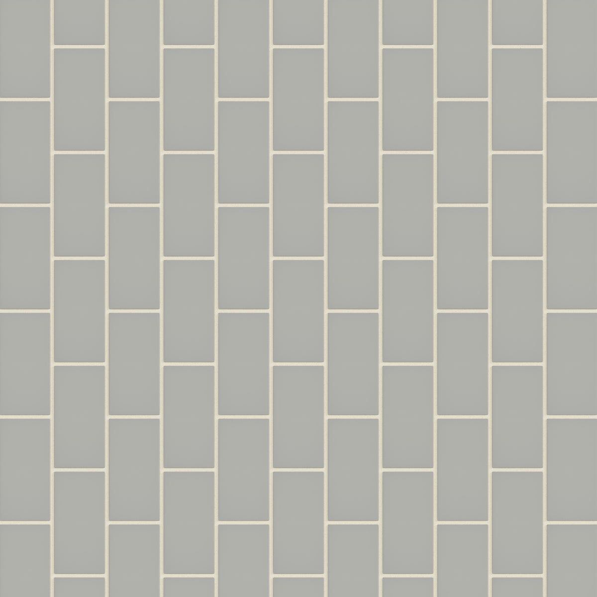 2x4 Half Offset Sheeted Natural Press Ceramic Mosaic Tile in Puget Sound Matte