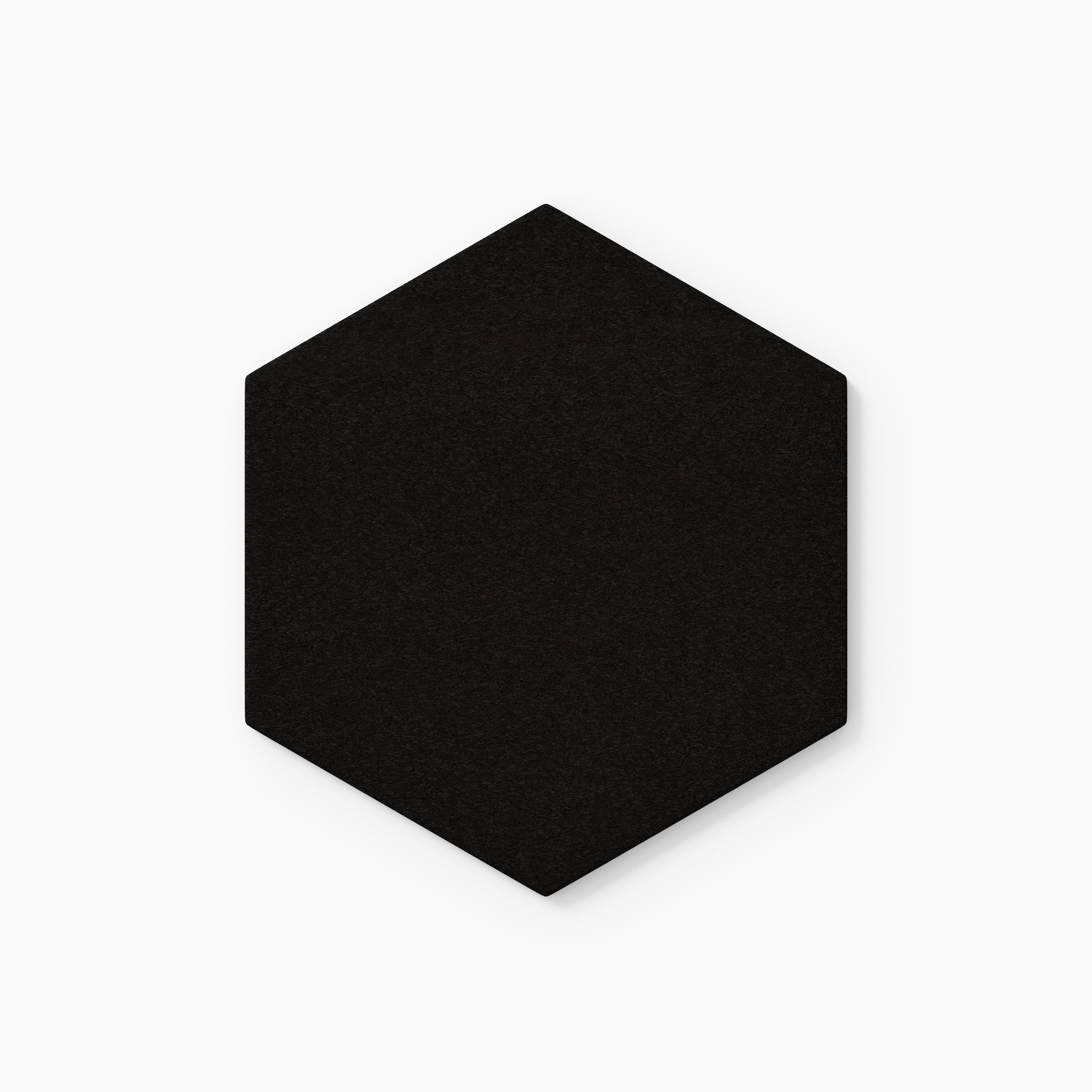 6" Hexagon Original Ceramic Tile in Raven Matte