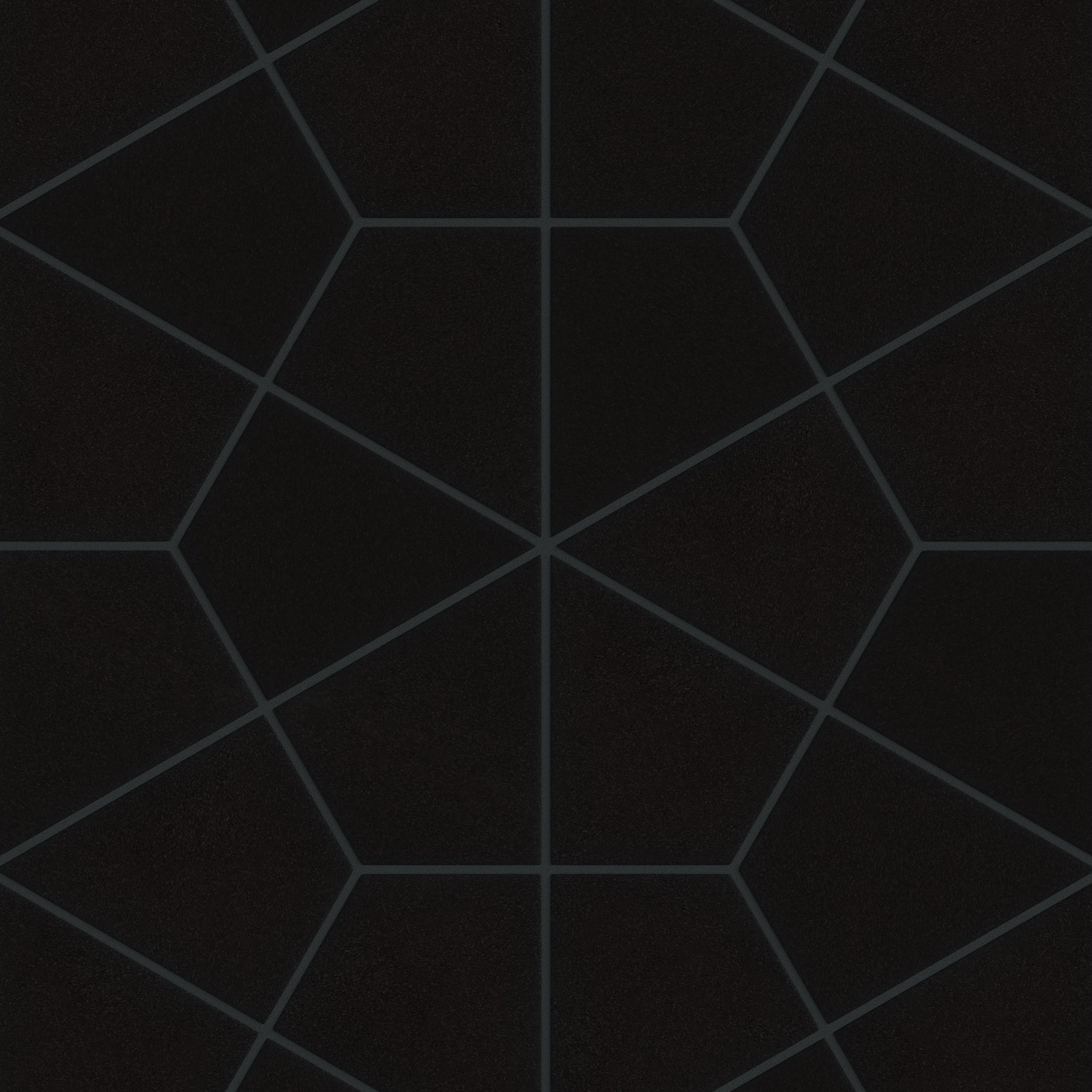 Hexite Original Ceramic Tile in Raven Matte