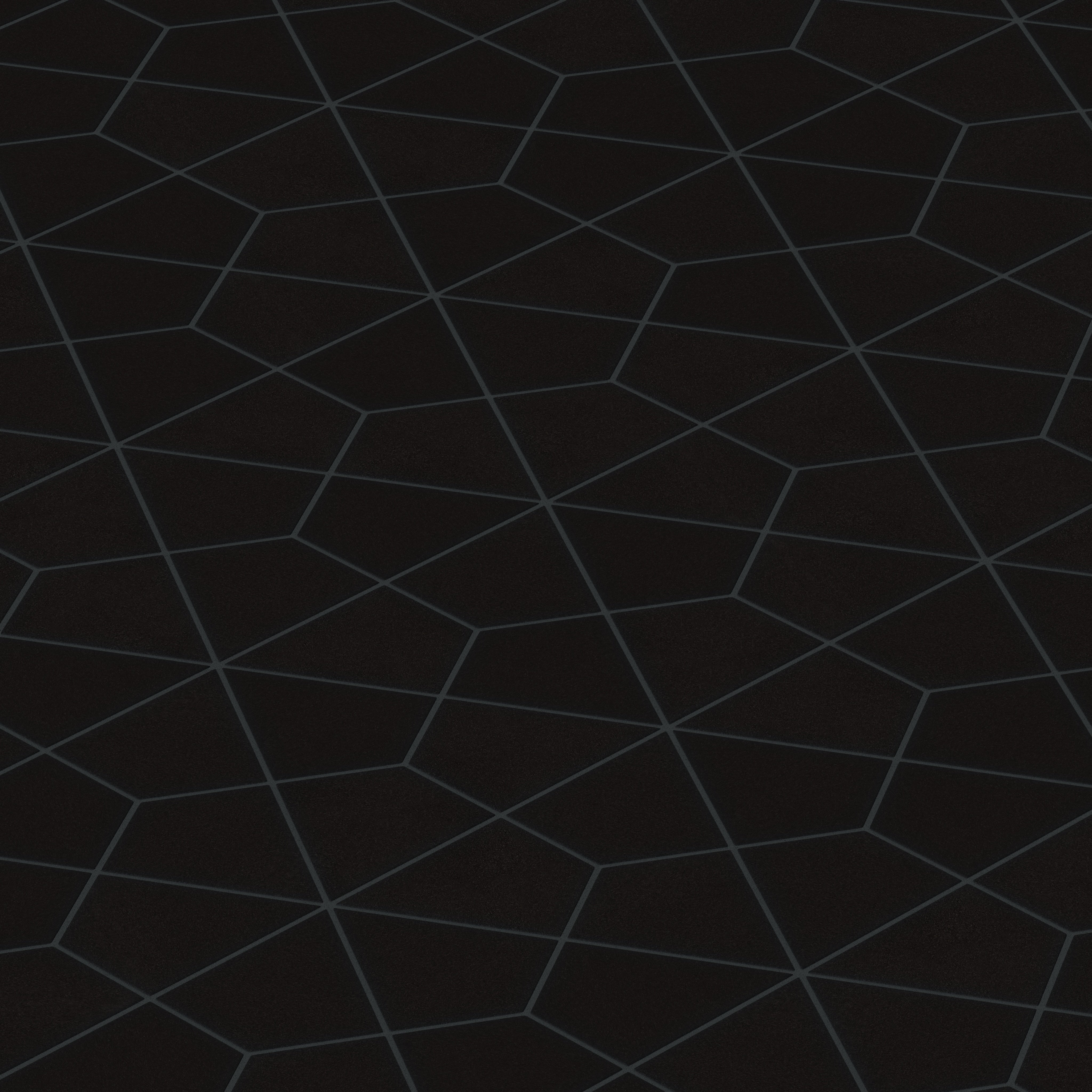 Hexite Original Ceramic Tile in Raven Matte