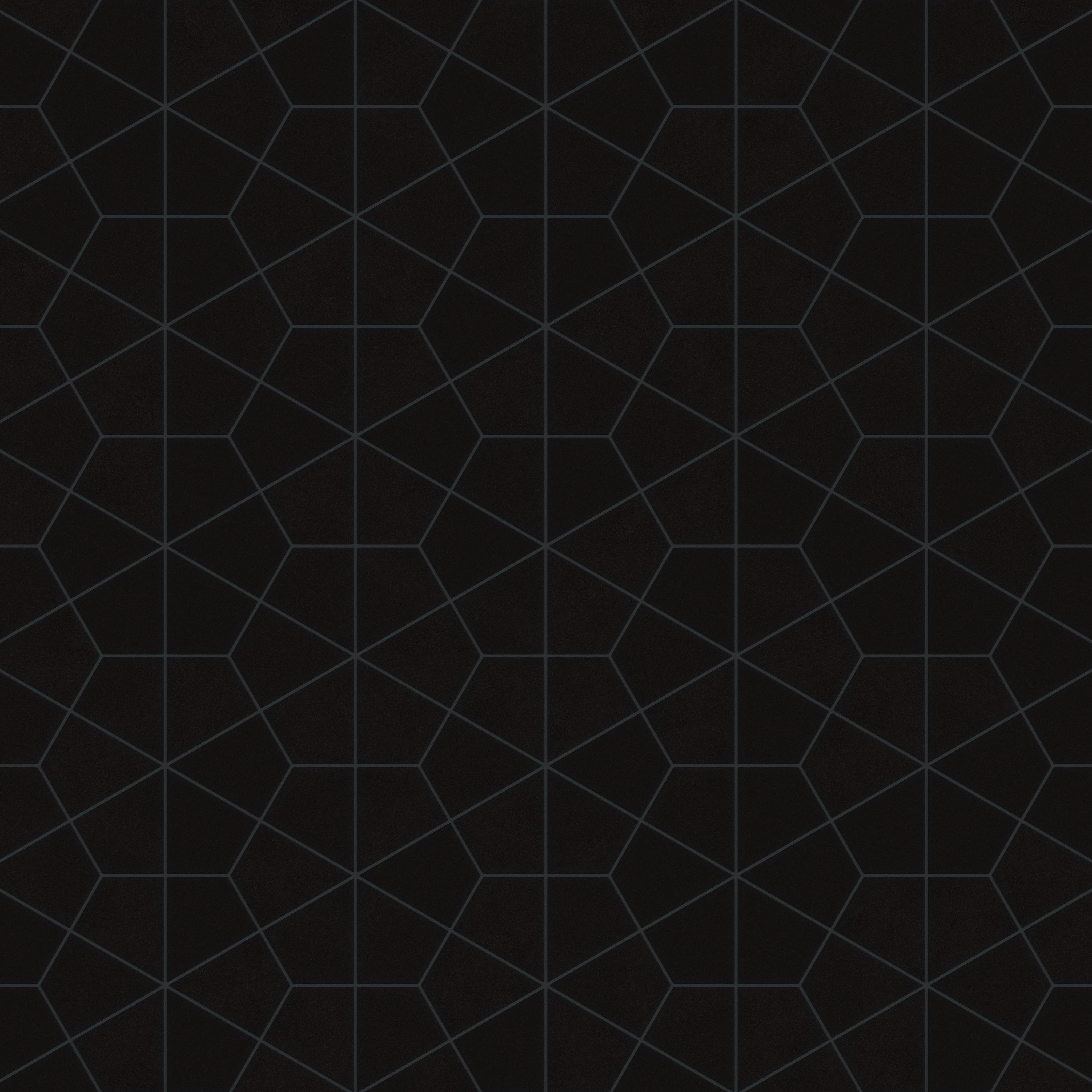 Hexite Original Ceramic Tile in Raven Matte