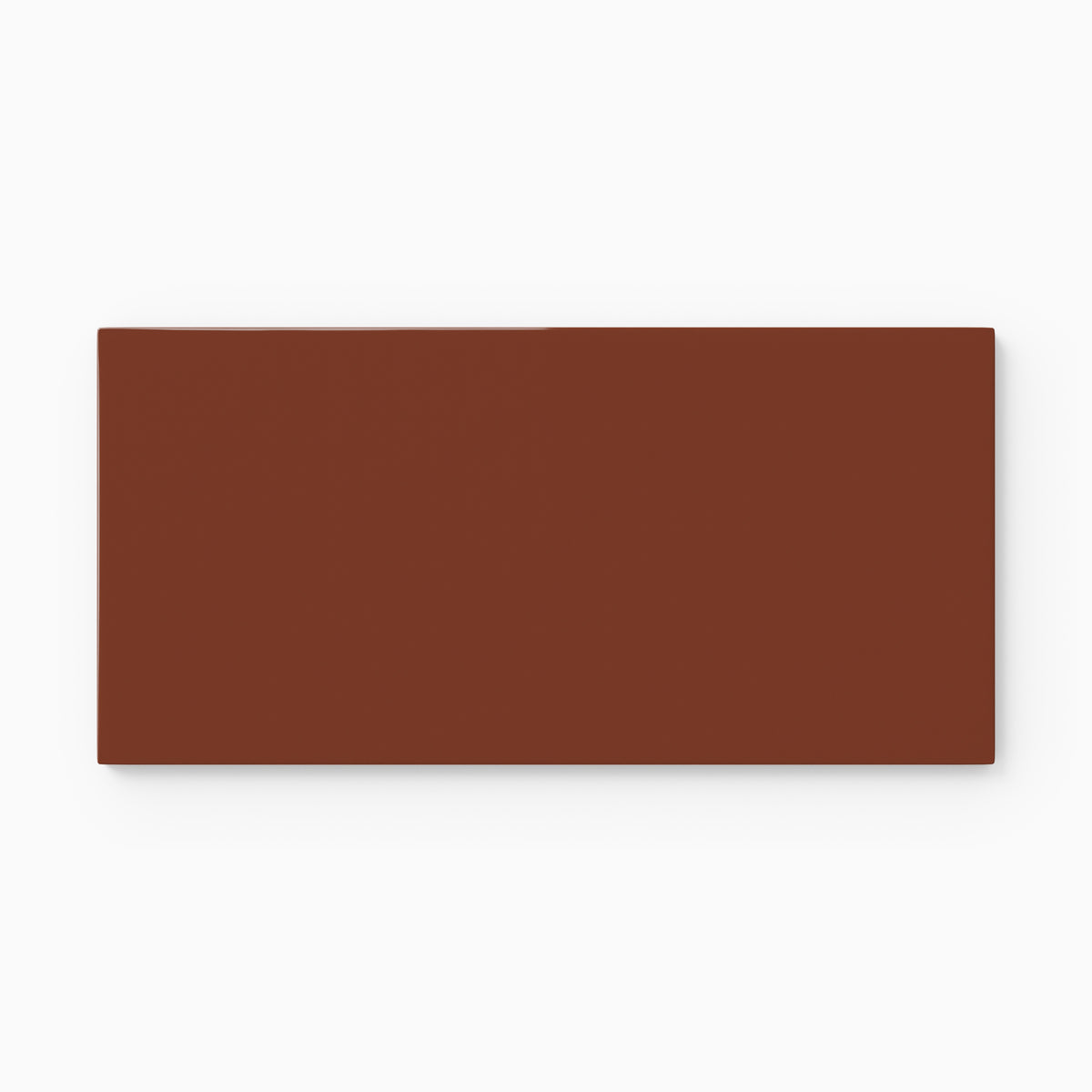4x8 Natural Press Ceramic Tile in Red Iron Oxide Gloss