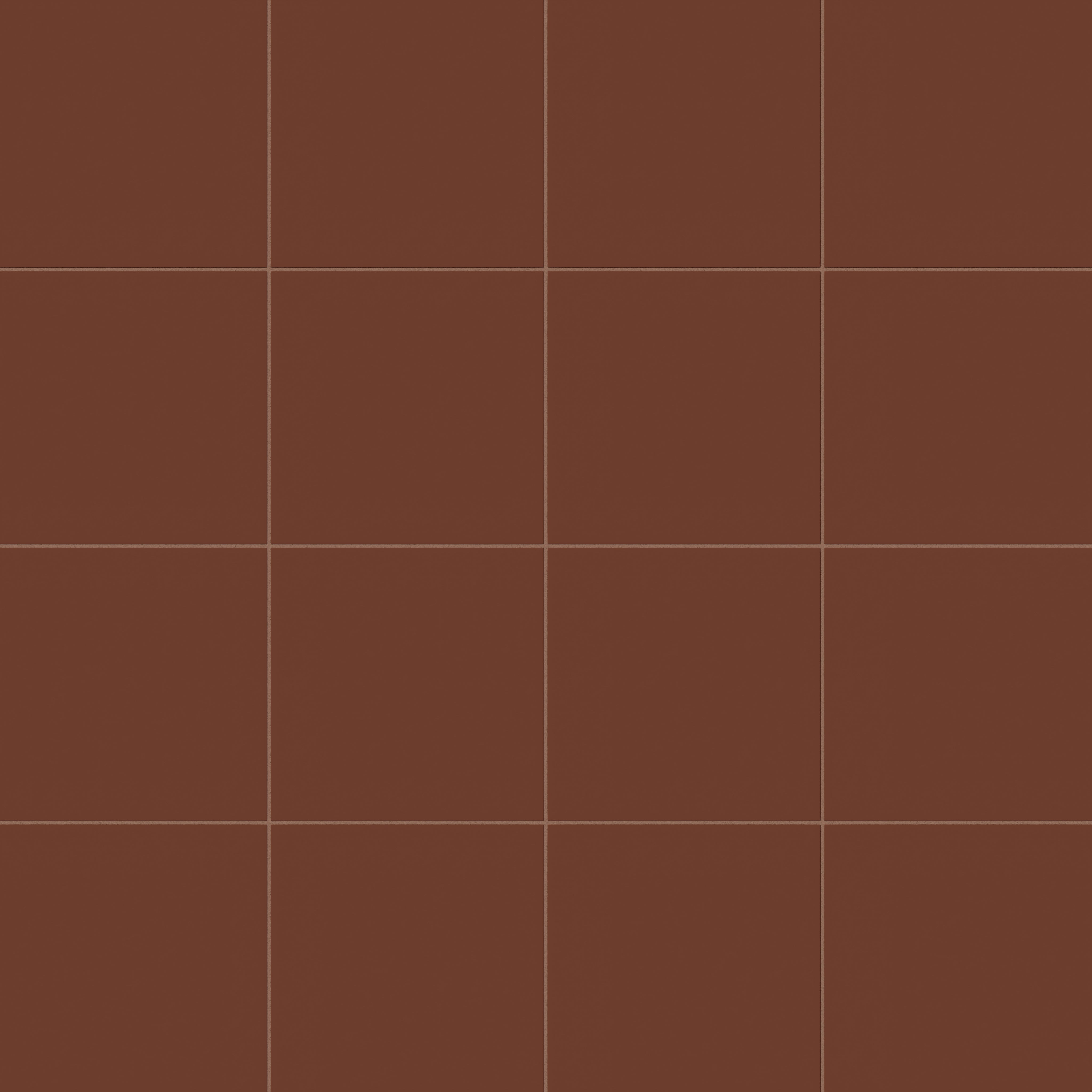 12x12 Natural Press Ceramic Tile in Red Iron Oxide Matte