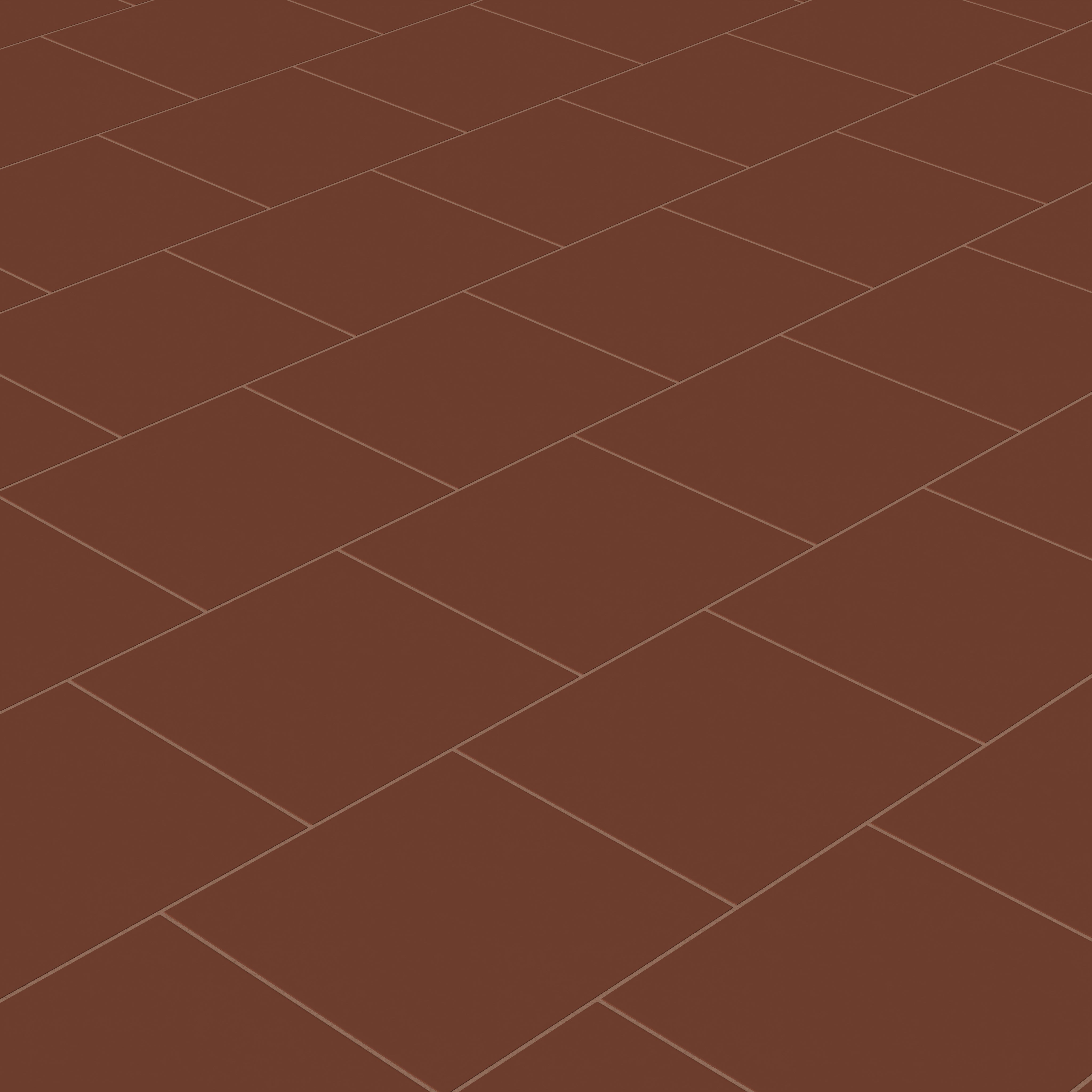 12x12 Natural Press Ceramic Tile in Red Iron Oxide Matte