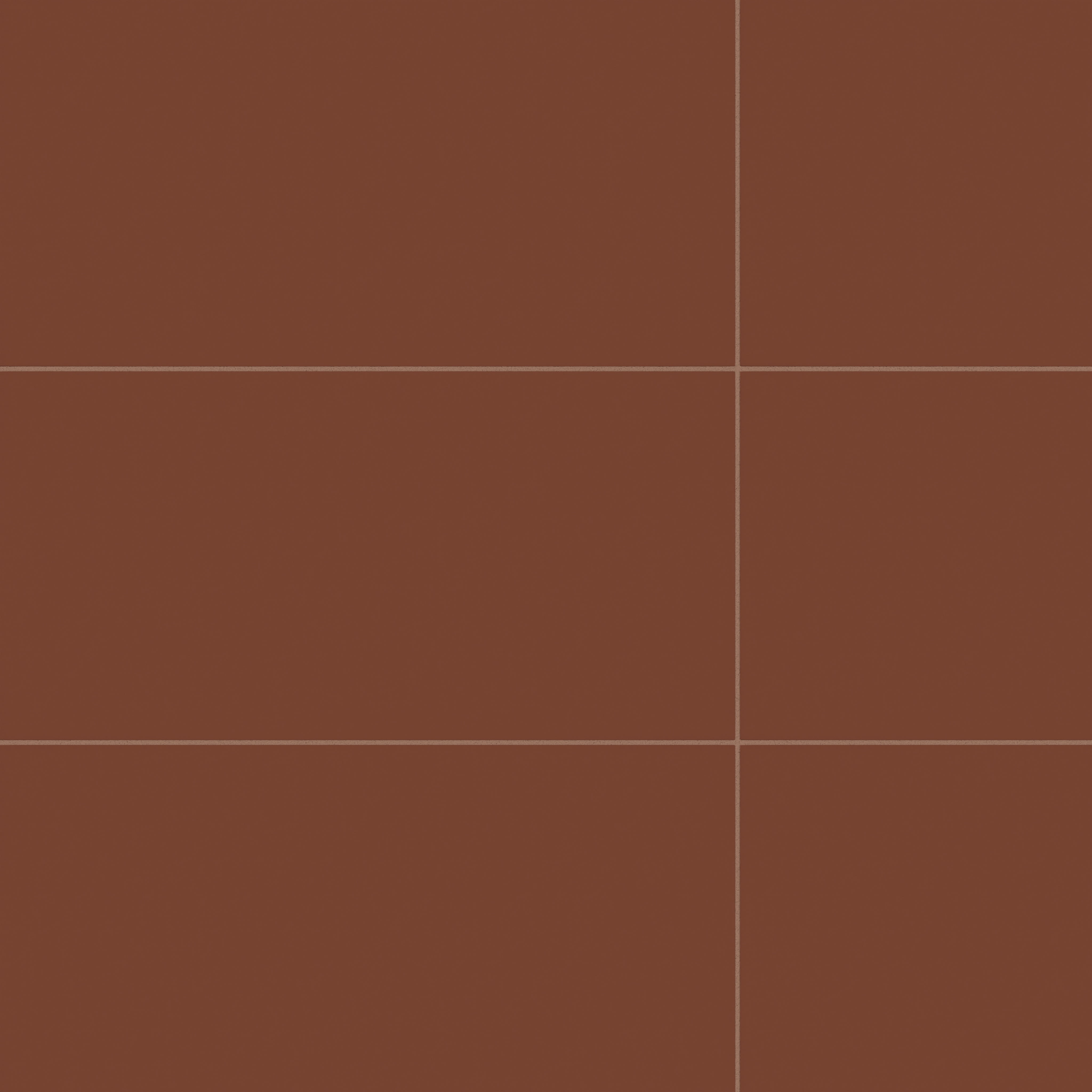 12x24 Natural Press Ceramic Tile in Red Iron Oxide Matte