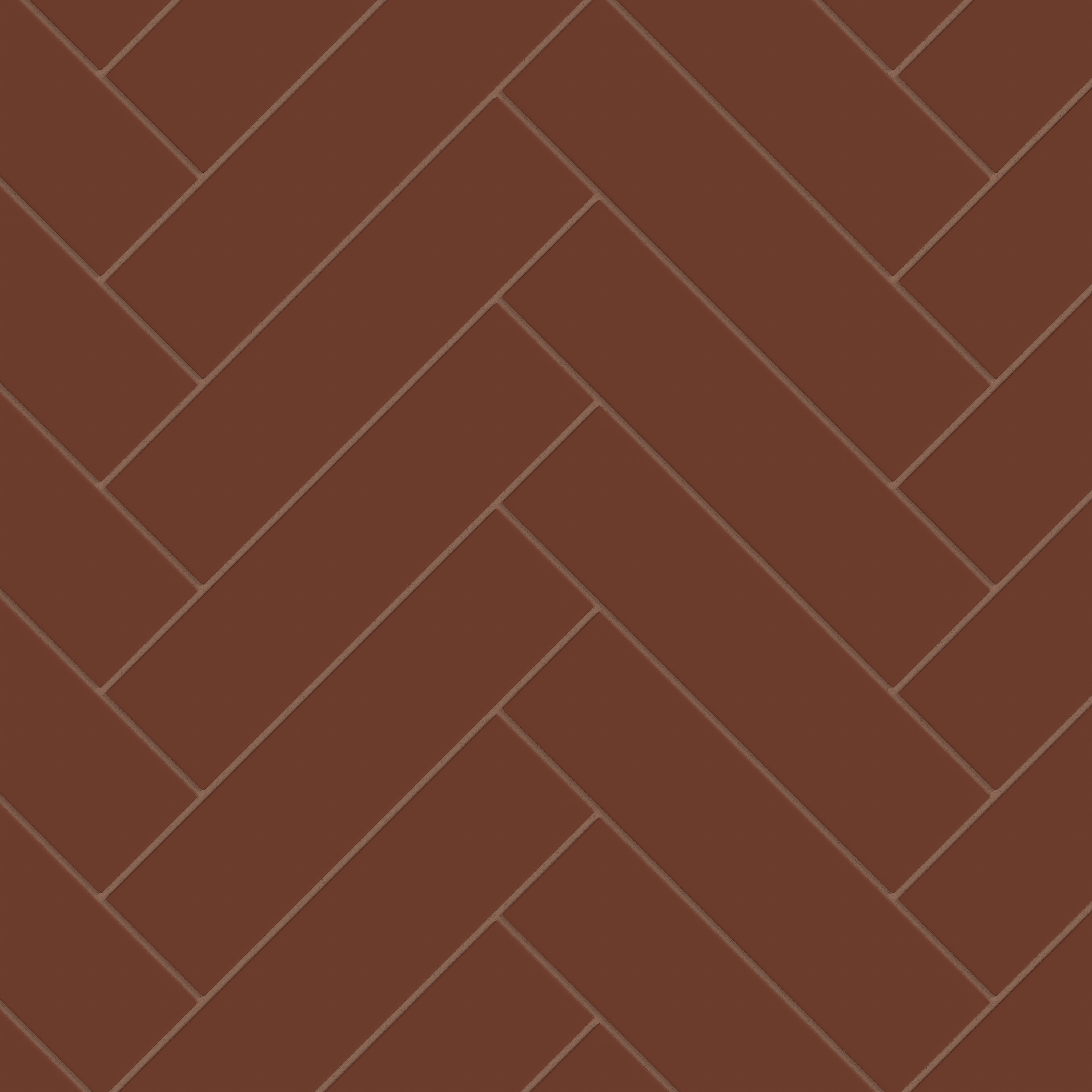 3x12 Natural Press Ceramic Tile in Red Iron Oxide Matte