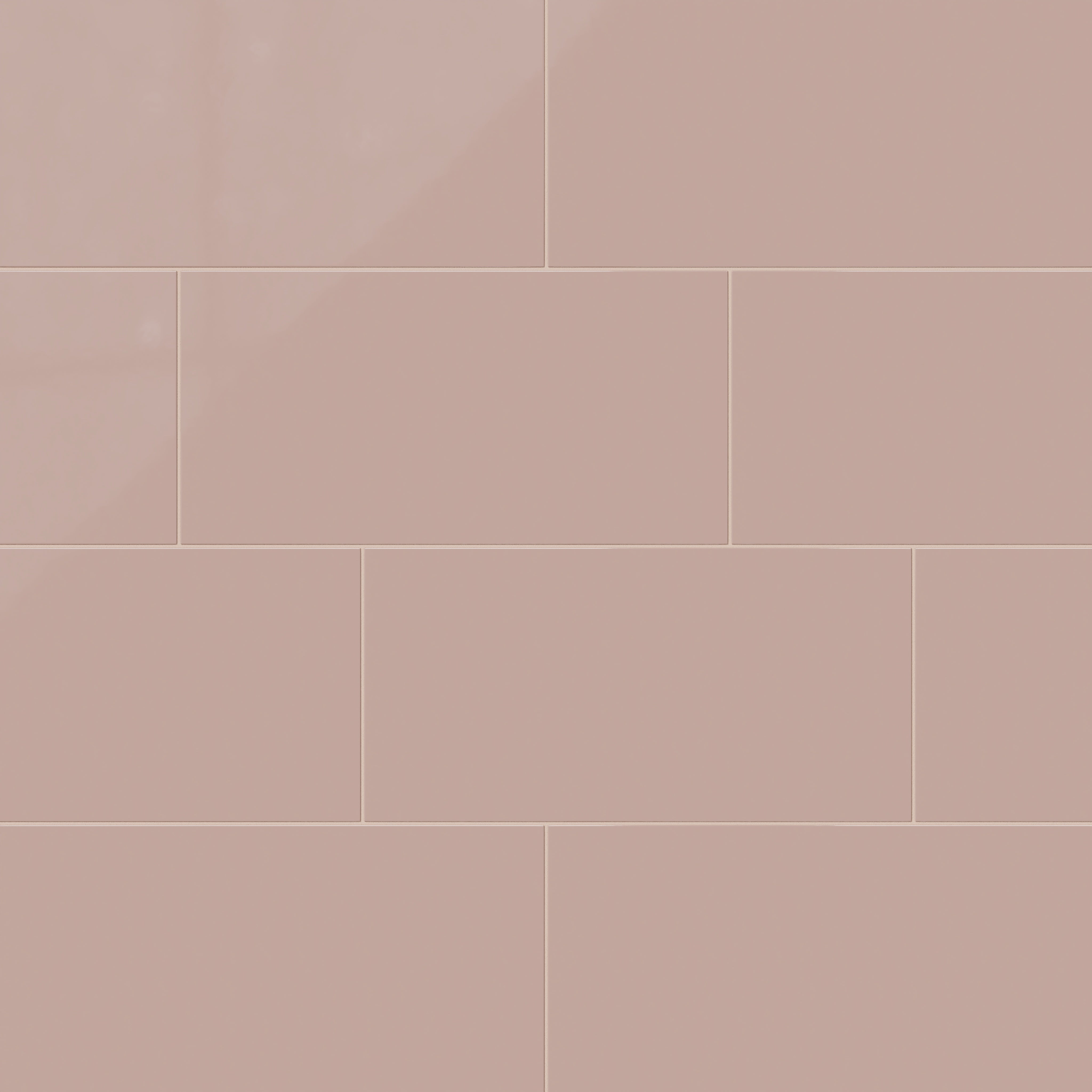 12x24 Natural Press Ceramic Tile in Red Jasper Gloss