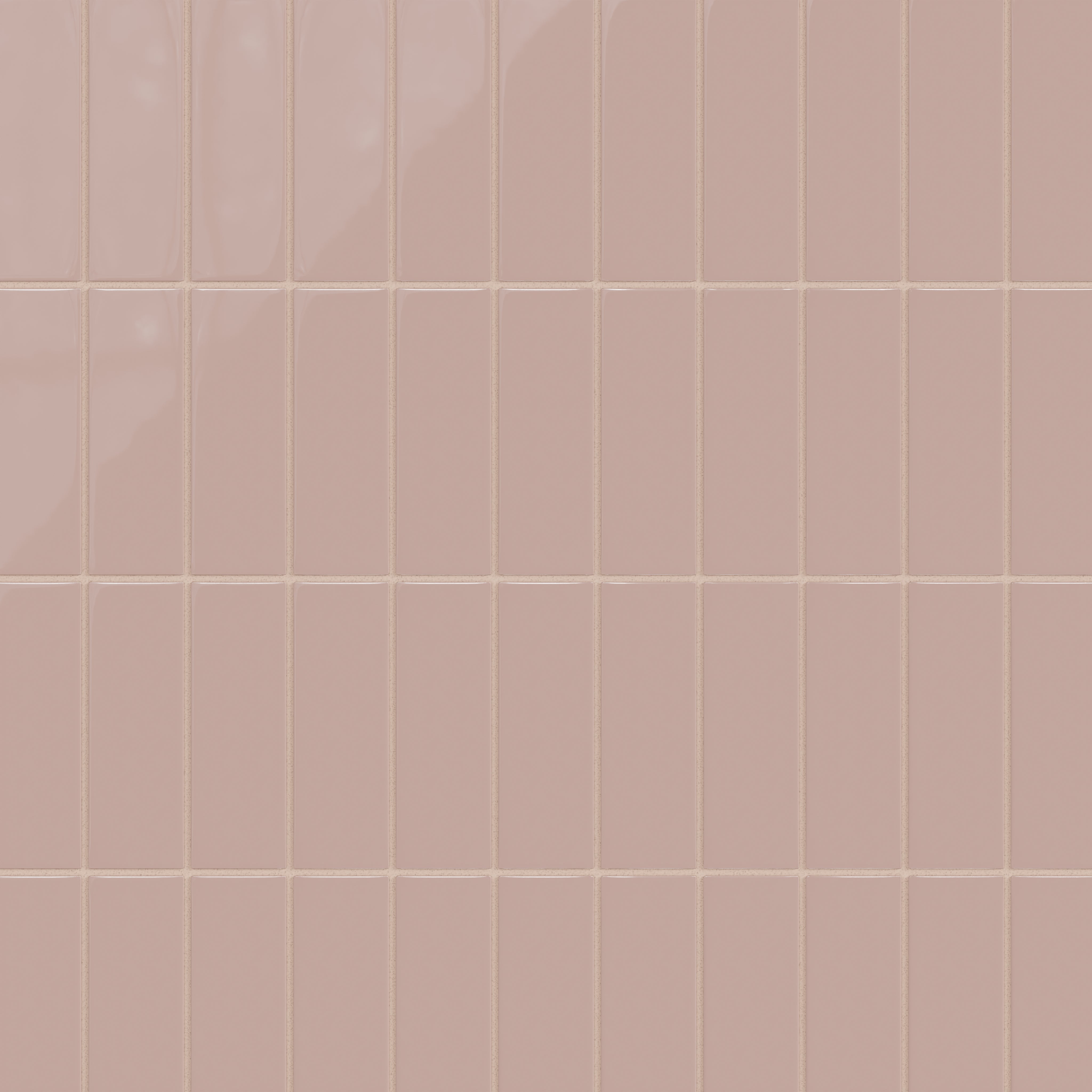 2x6 Natural Press Ceramic Tile in Red Jasper Gloss