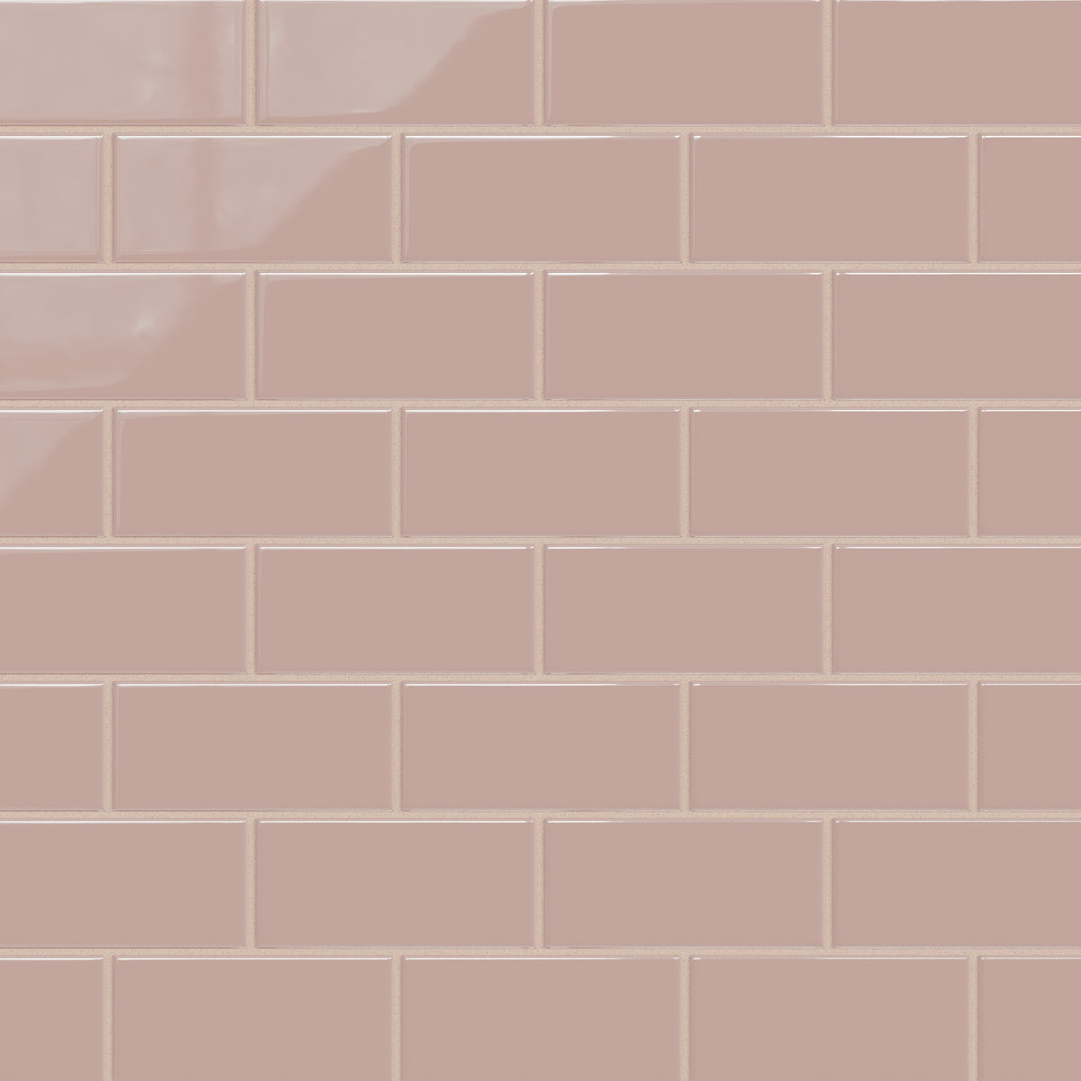 3x6 Natural Press Ceramic Tile in Red Jasper Gloss