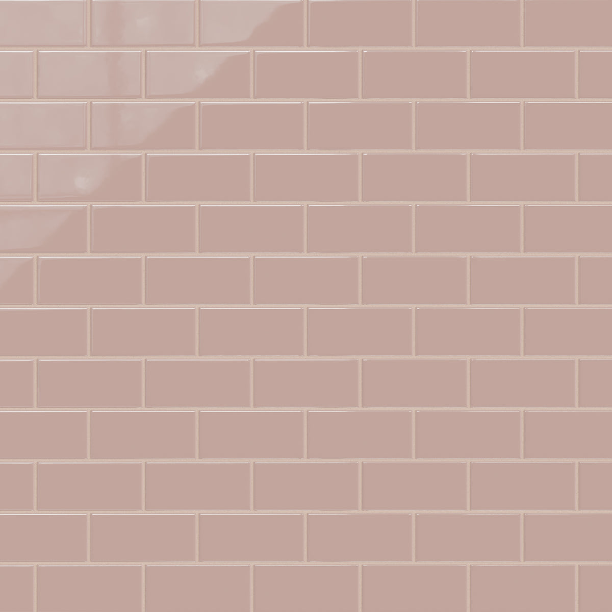 3x6 Natural Press Ceramic Tile in Red Jasper Gloss