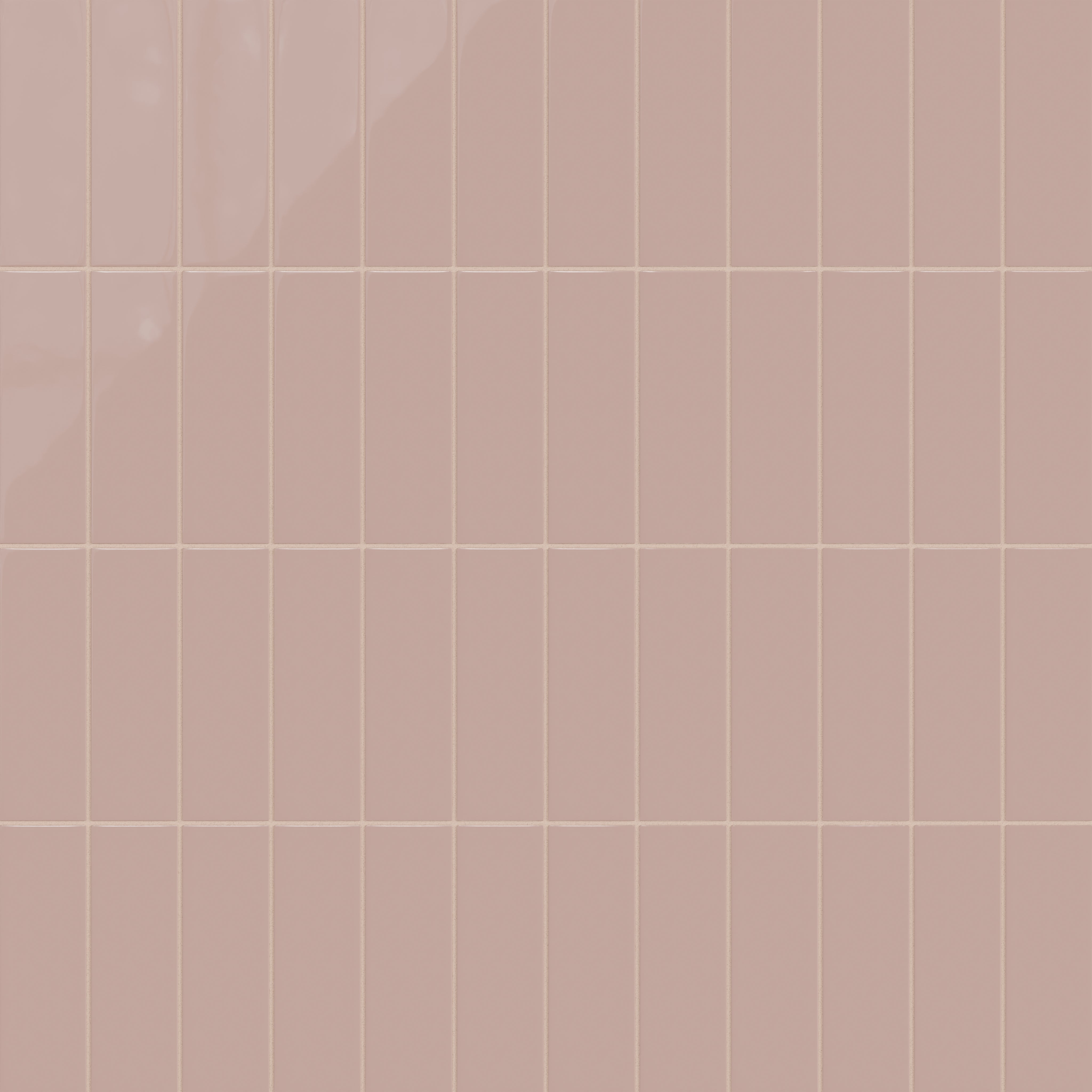 3x9 Natural Press Ceramic Tile in Red Jasper Gloss