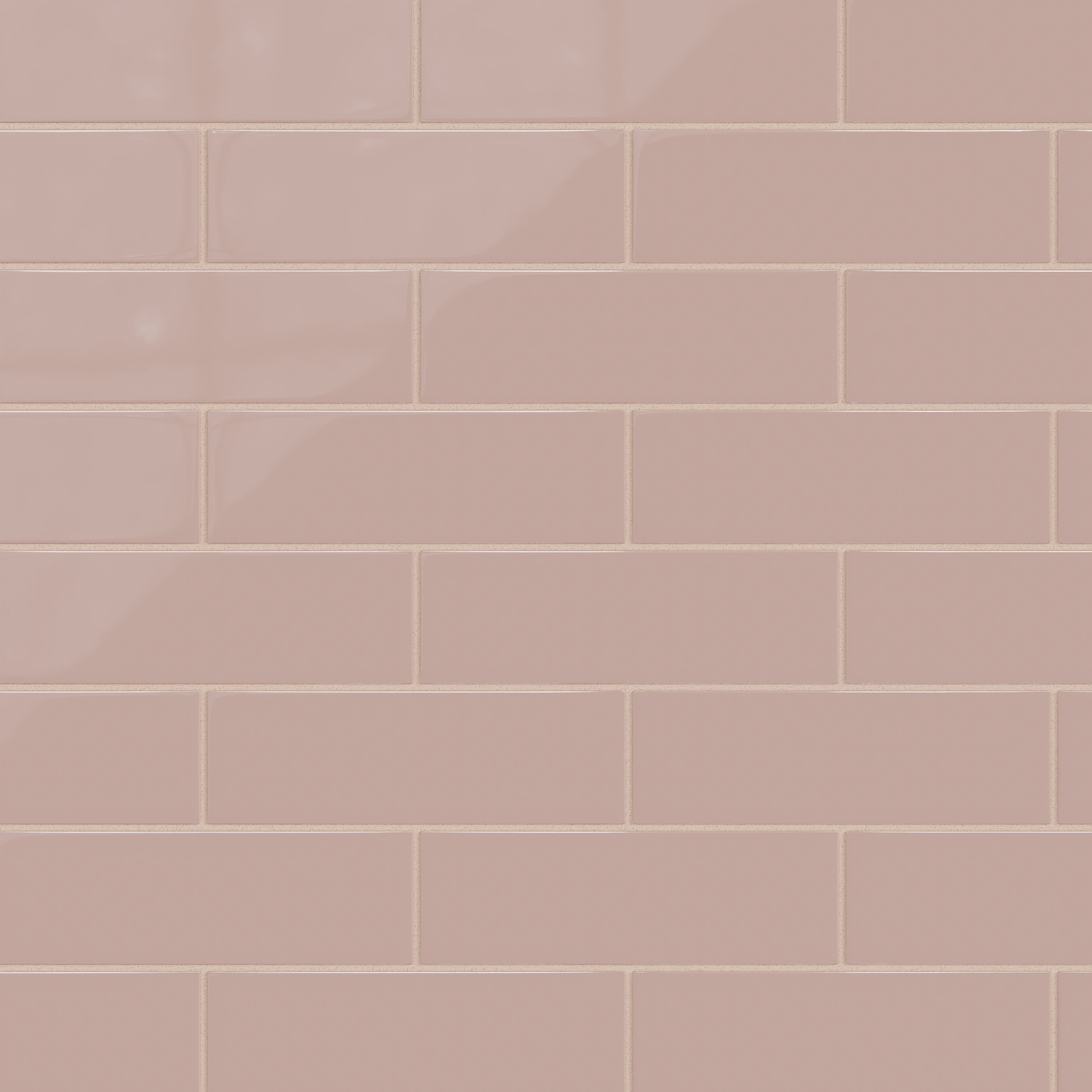 3x9 Natural Press Ceramic Tile in Red Jasper Gloss