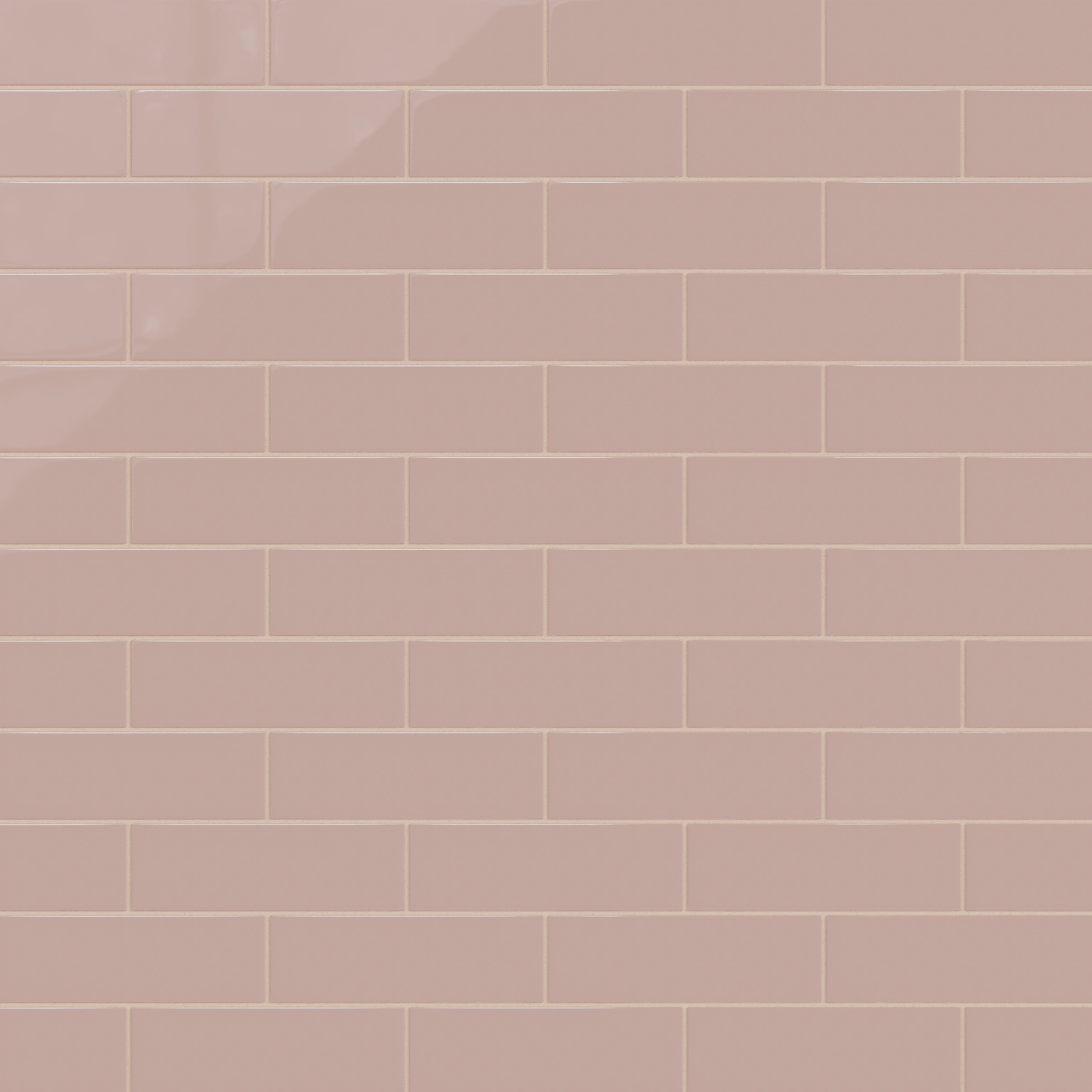 3x9 Natural Press Ceramic Tile in Red Jasper Gloss