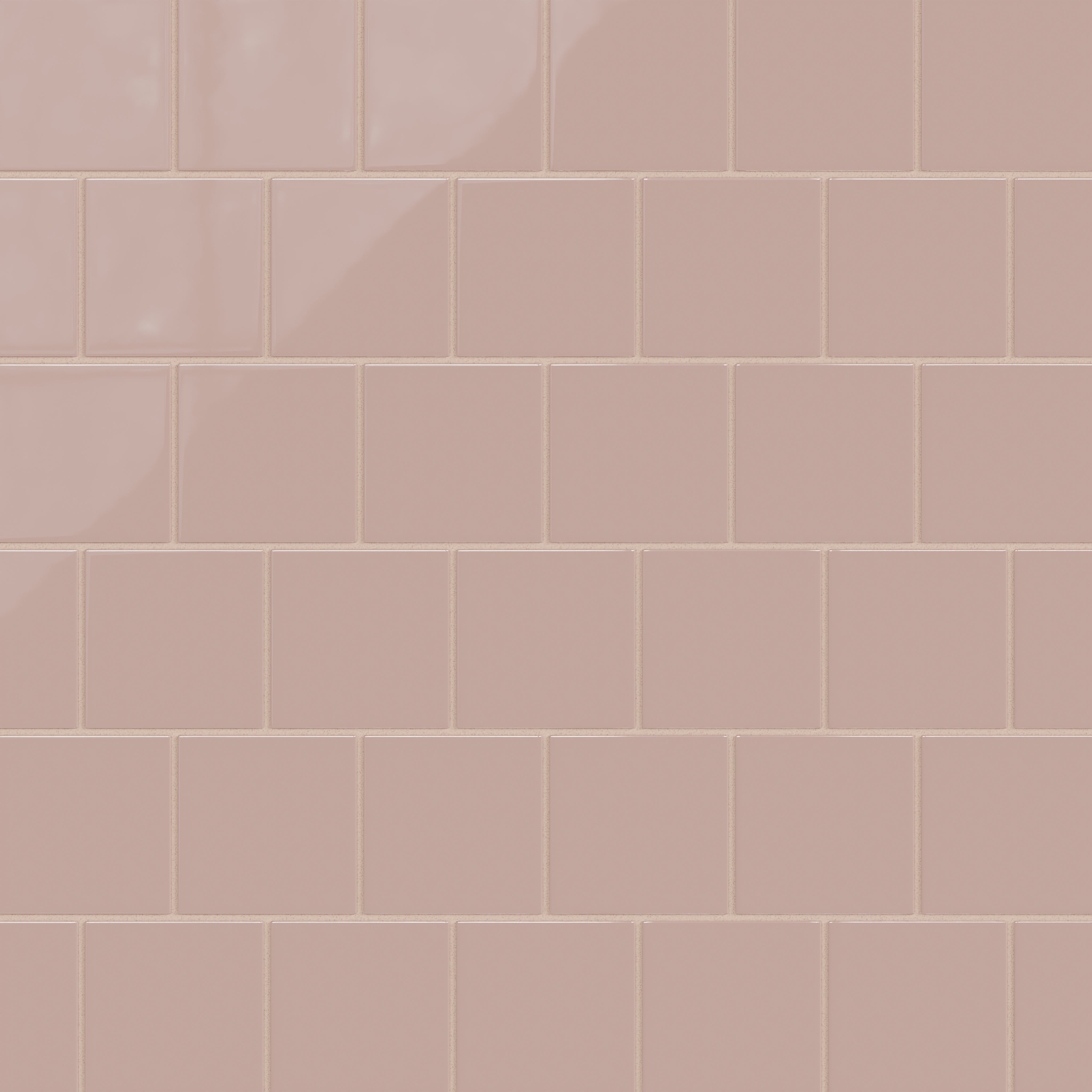 4x4 Natural Press Ceramic Tile in Red Jasper Gloss