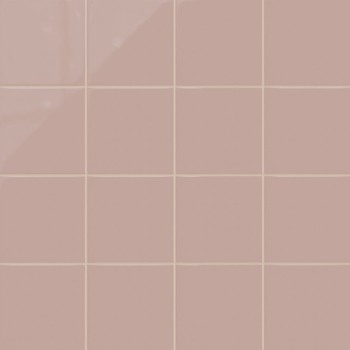 6x6 Natural Press Ceramic Tile in Red Jasper Gloss