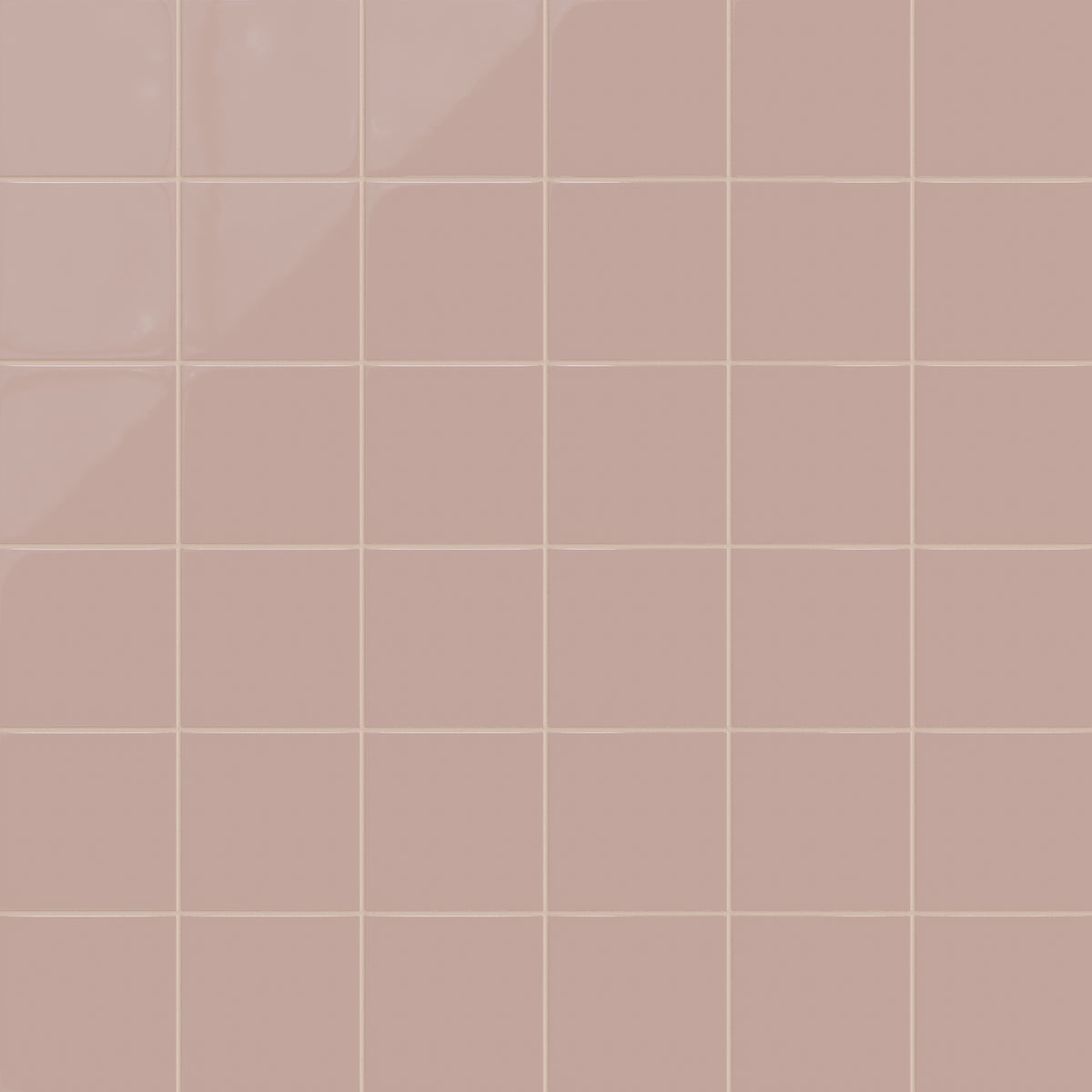 6x6 Natural Press Ceramic Tile in Red Jasper Gloss