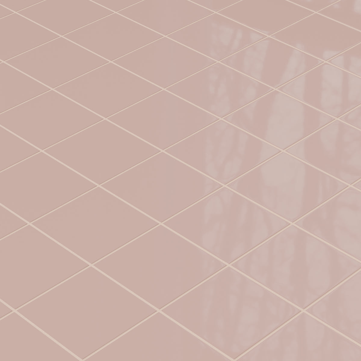 6x6 Natural Press Ceramic Tile in Red Jasper Gloss