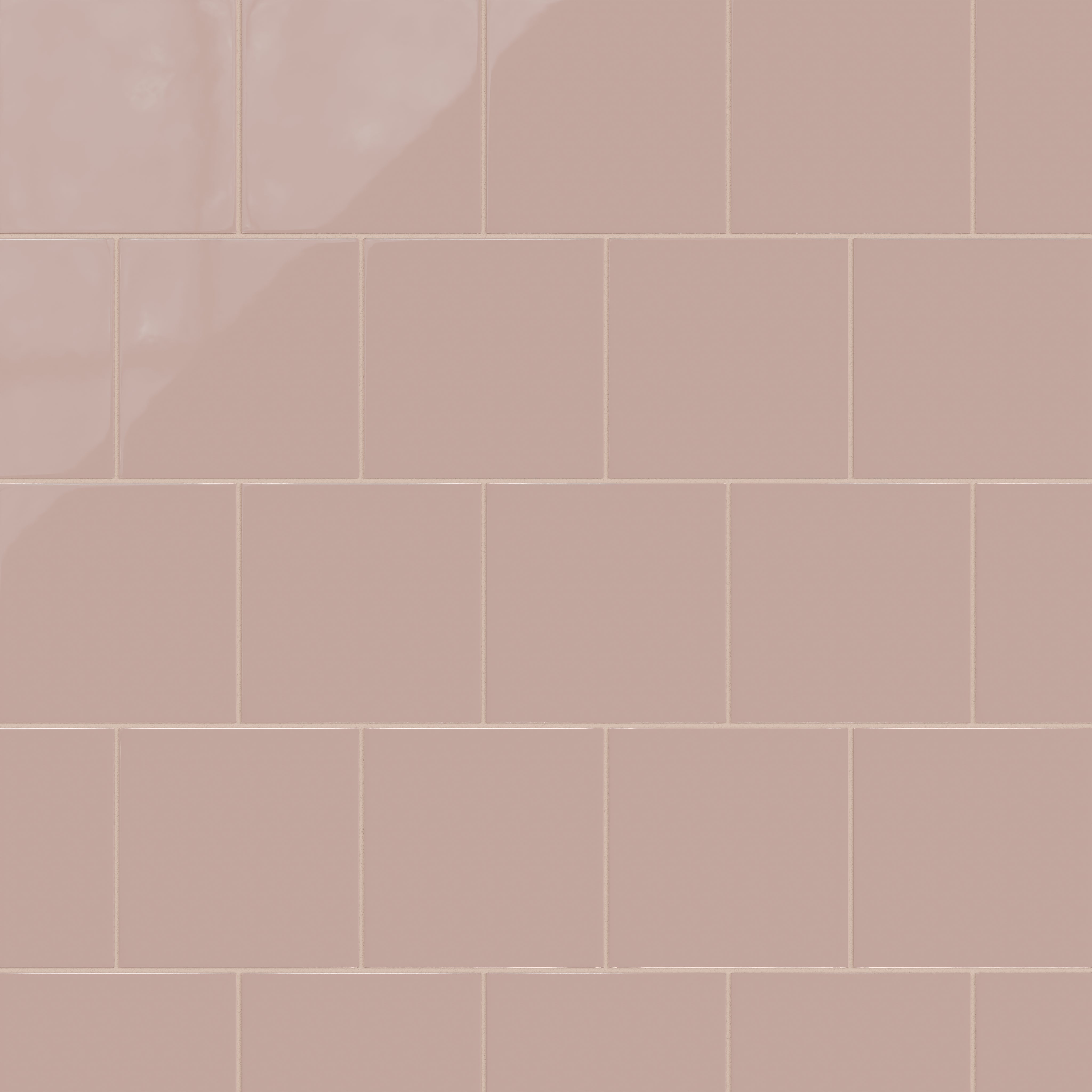 8x8 Natural Press Ceramic Tile in Red Jasper Gloss
