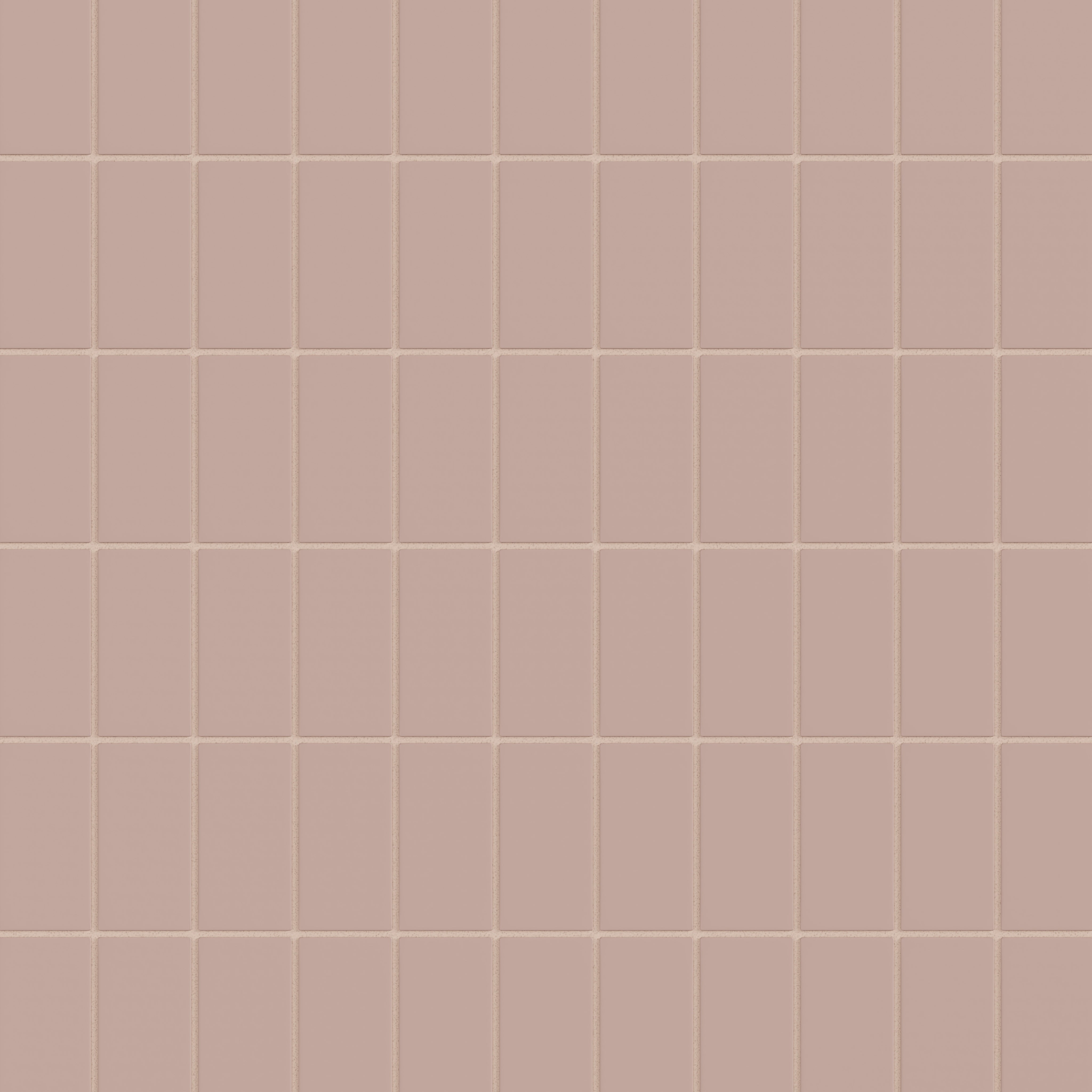 2x4 Straight Set Sheeted Natural Press Ceramic Mosaic Tile in Red Jasper Matte