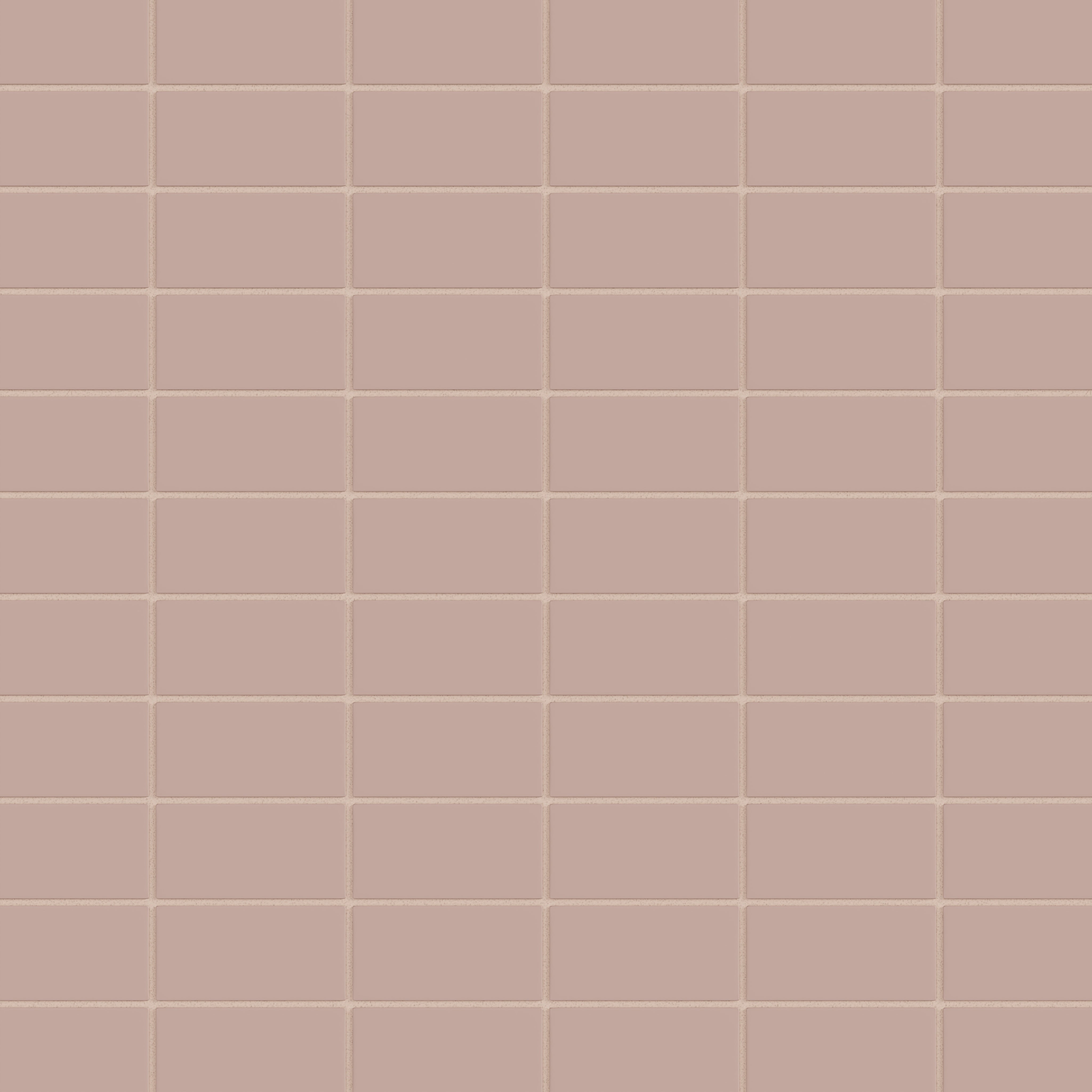 2x4 Straight Set Sheeted Natural Press Ceramic Mosaic Tile in Red Jasper Matte