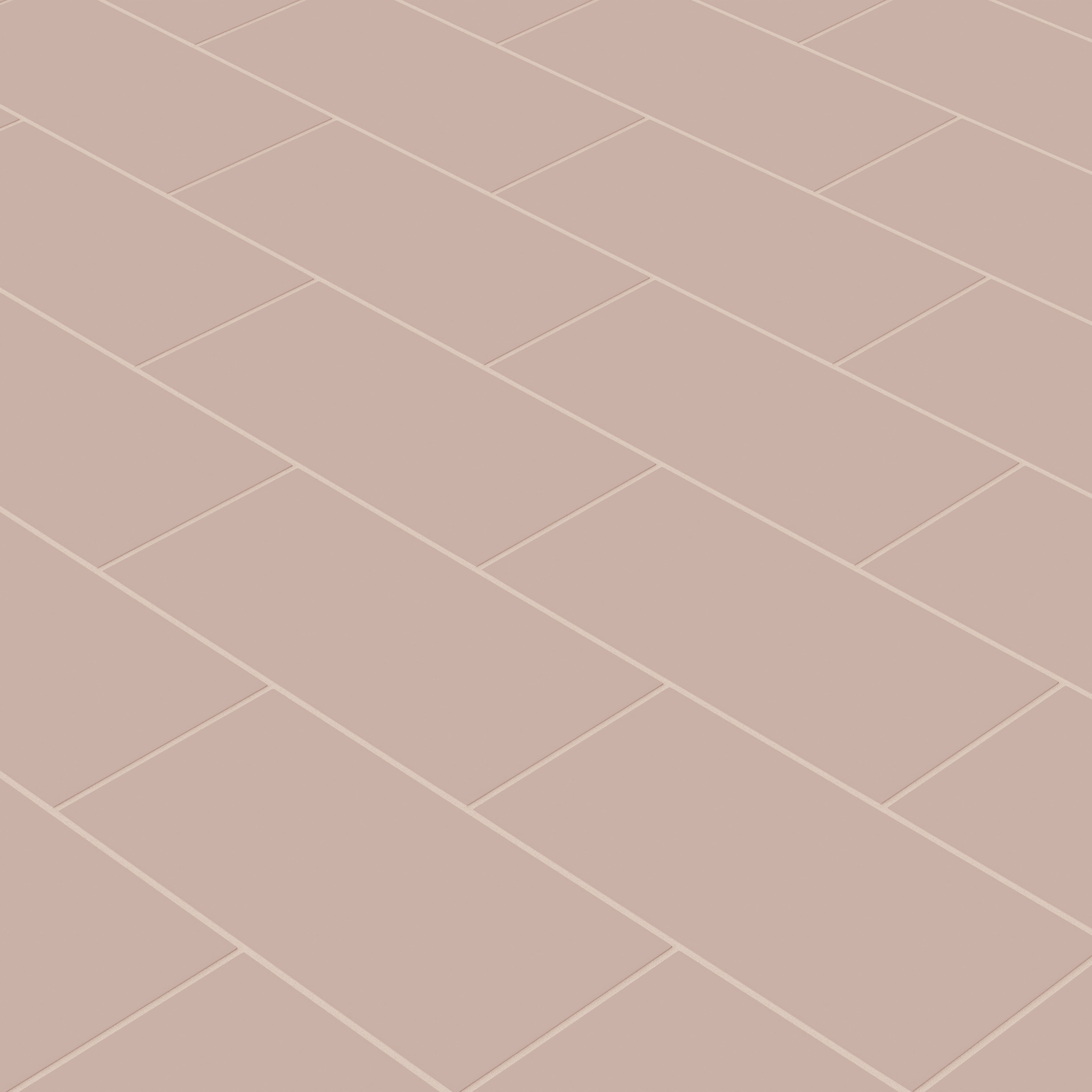 6x12 Natural Press Ceramic Tile in Red Jasper Matte