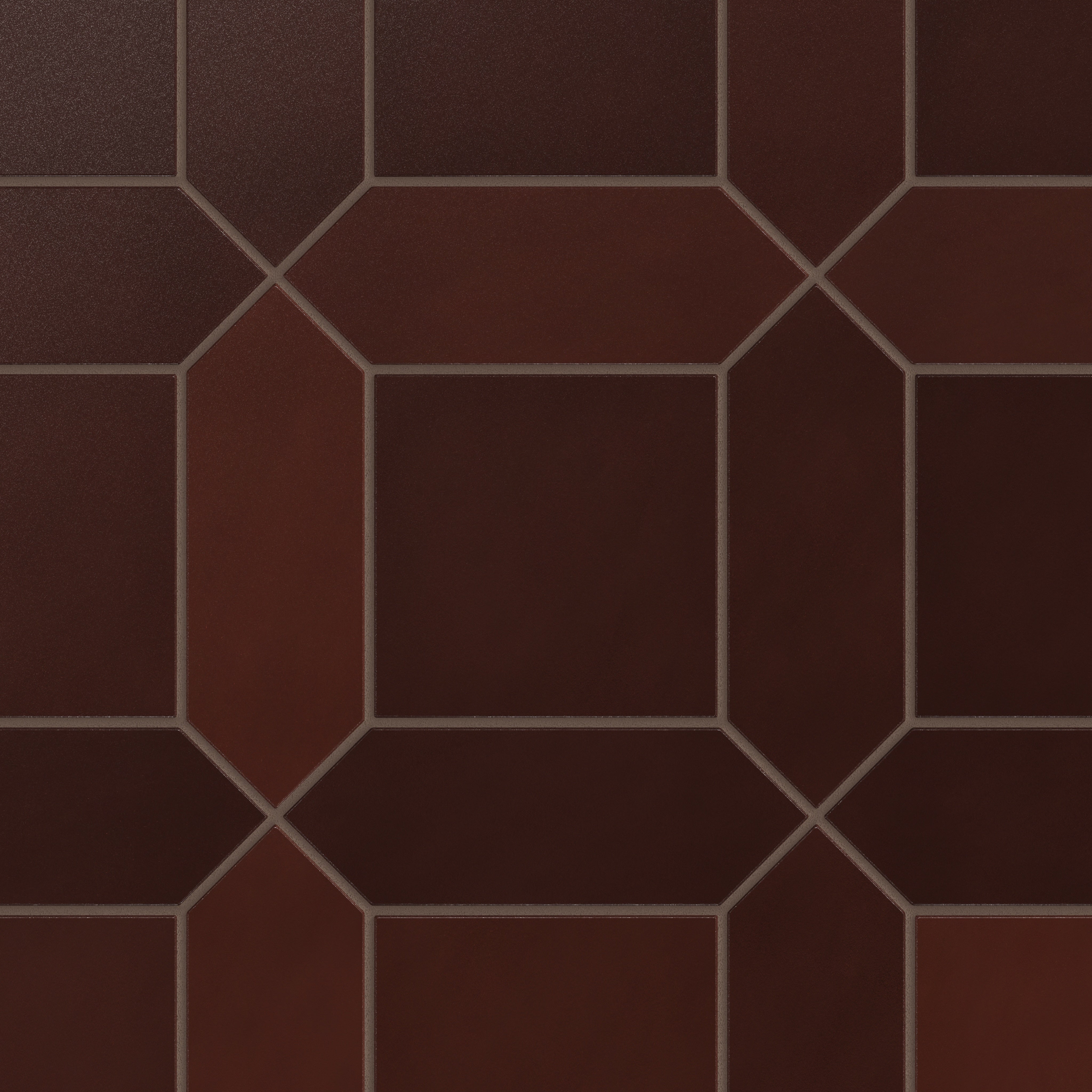Atrium Original Ceramic Tile in Redwood