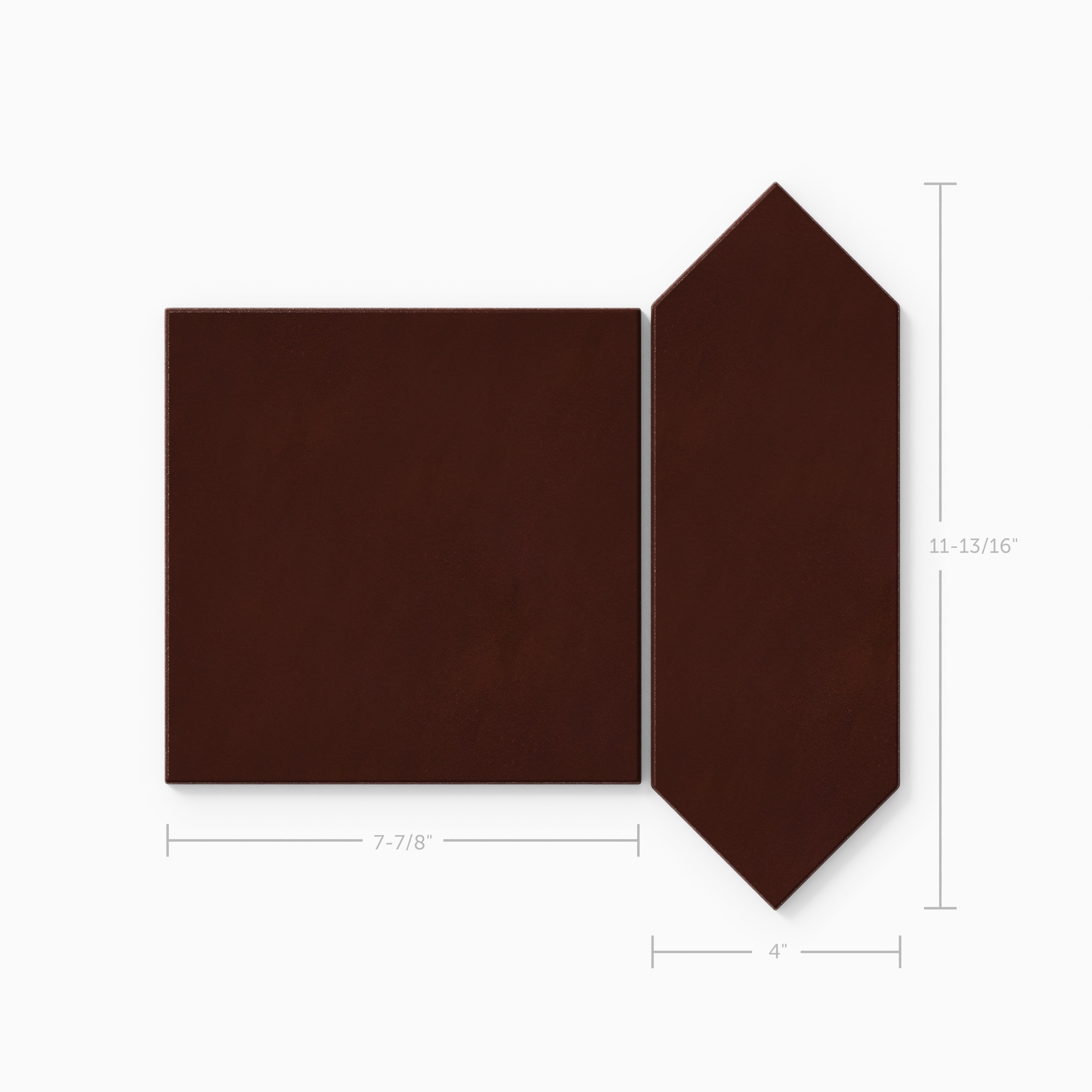 Atrium Original Ceramic Tile in Redwood