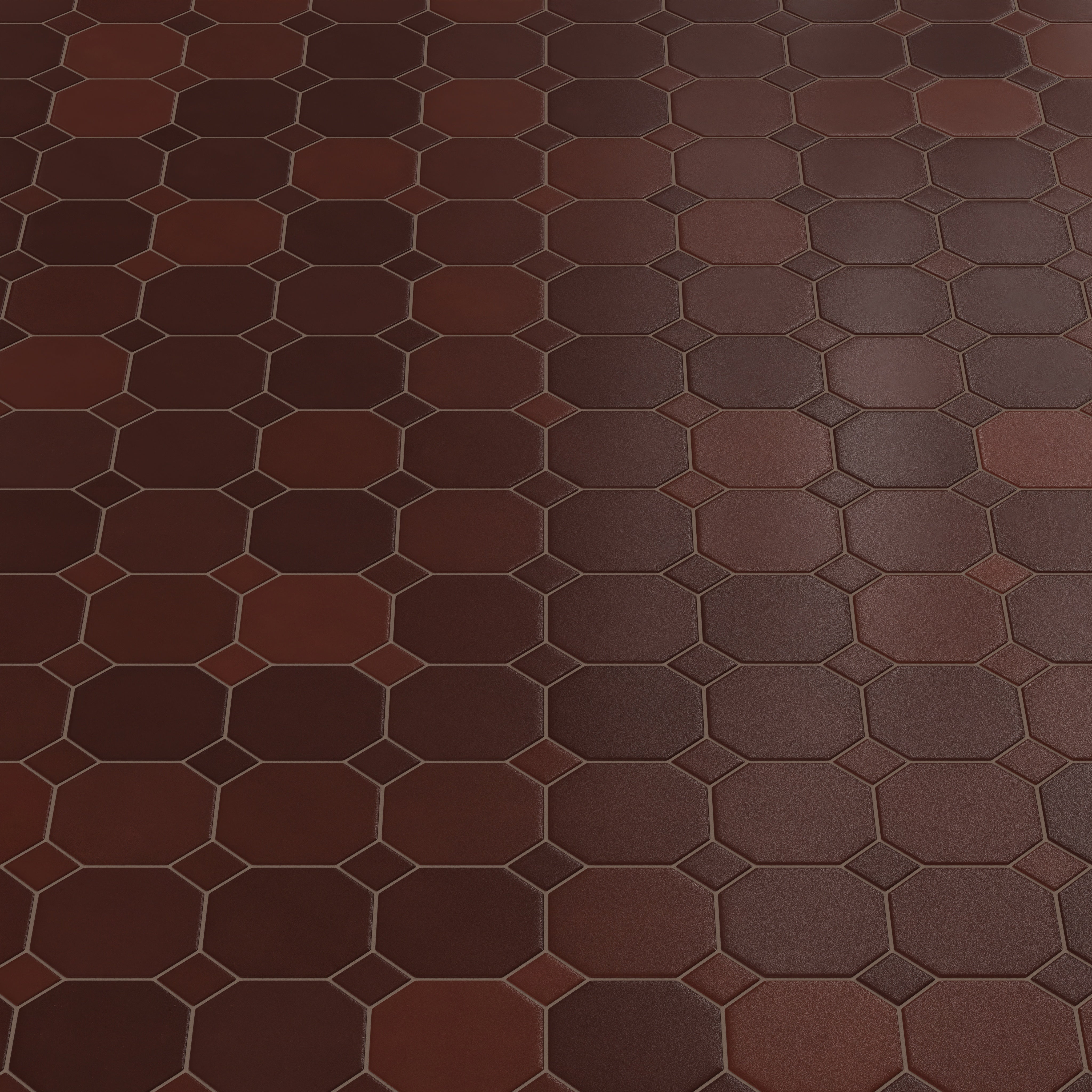 Gramercy Original Ceramic Tile in Redwood