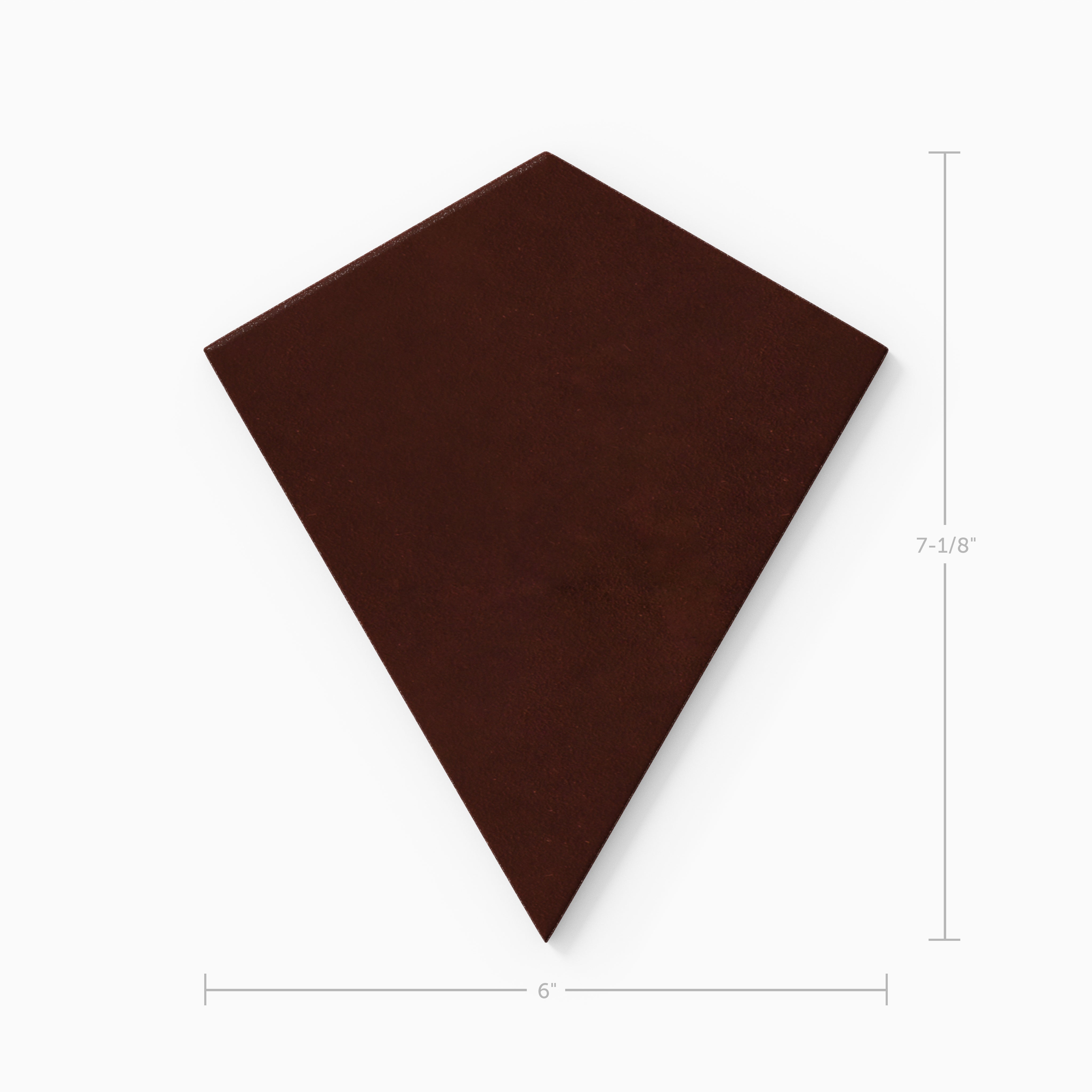 Hexite Original Ceramic Tile in Redwood