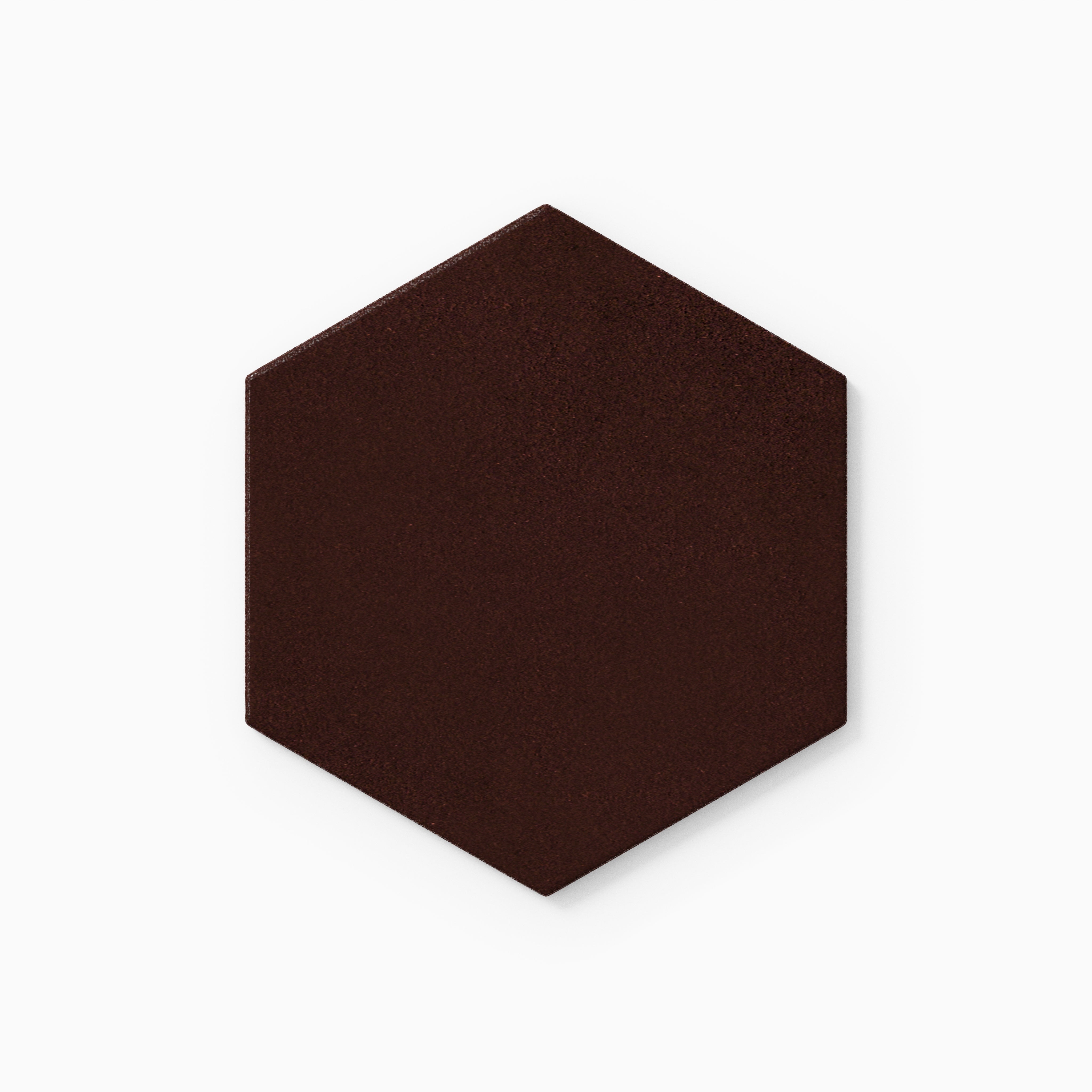 6" Hexagon Original Ceramic Tile in Redwood