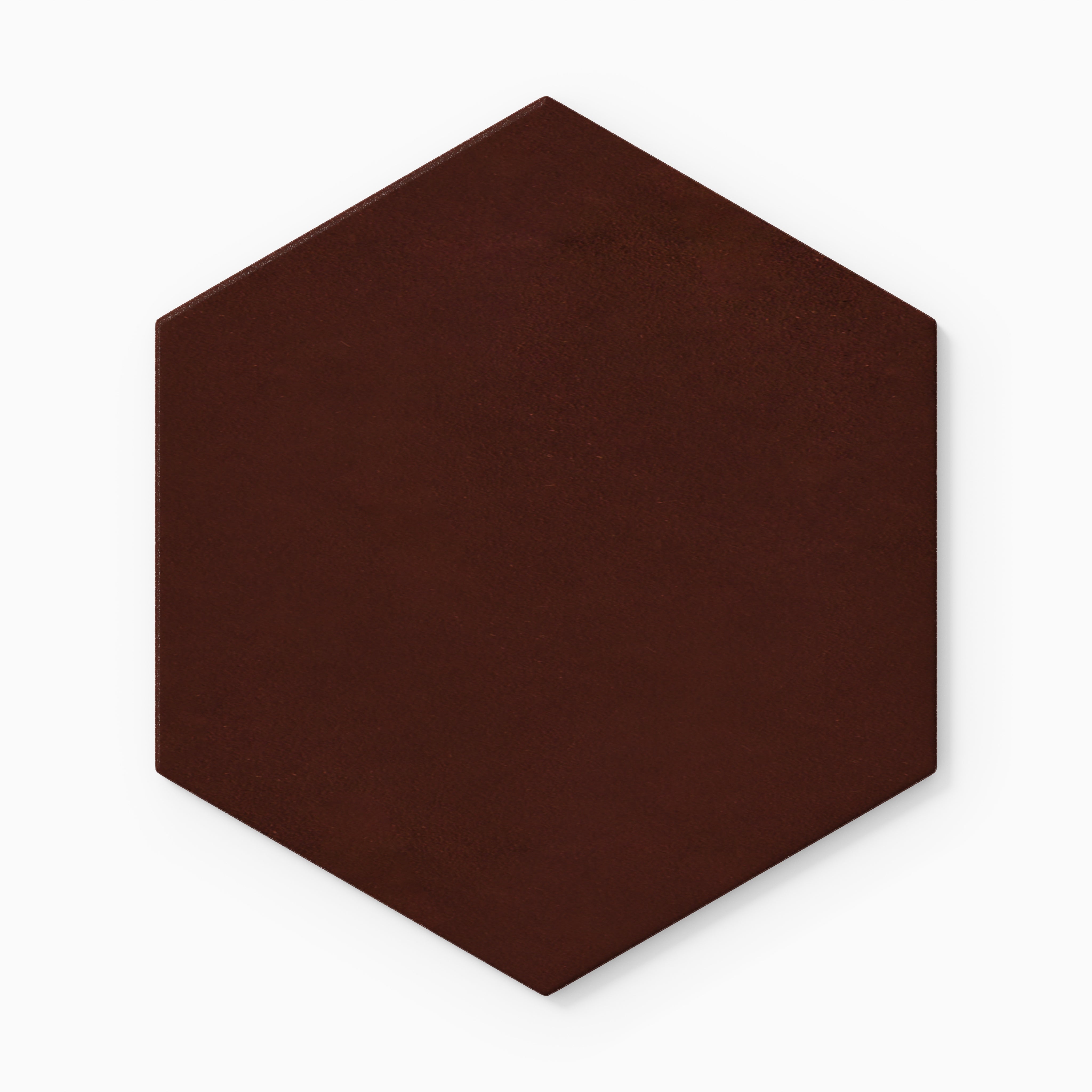 8" Hexagon Original Ceramic Tile in Redwood