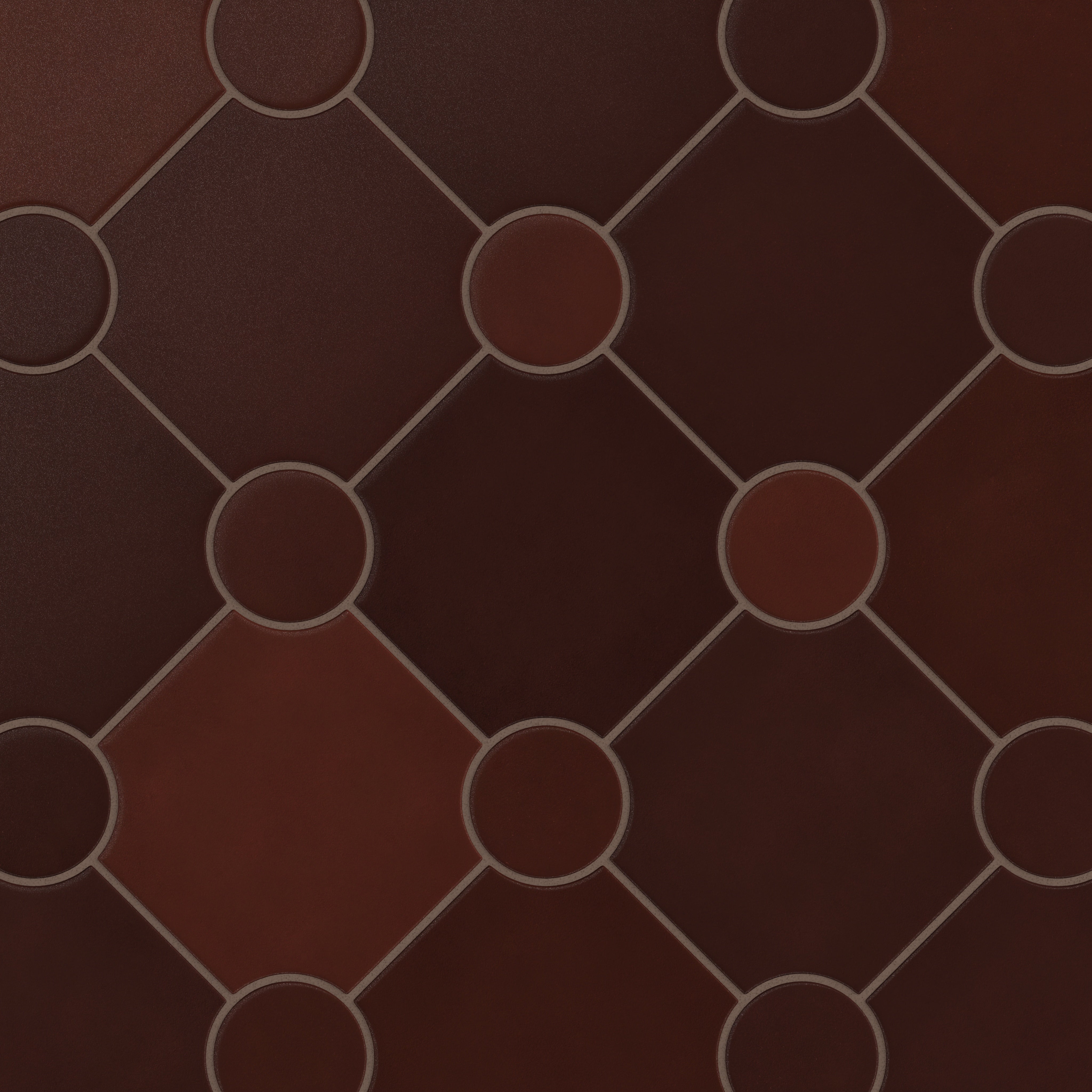 Portico Original Ceramic Tile in Redwood