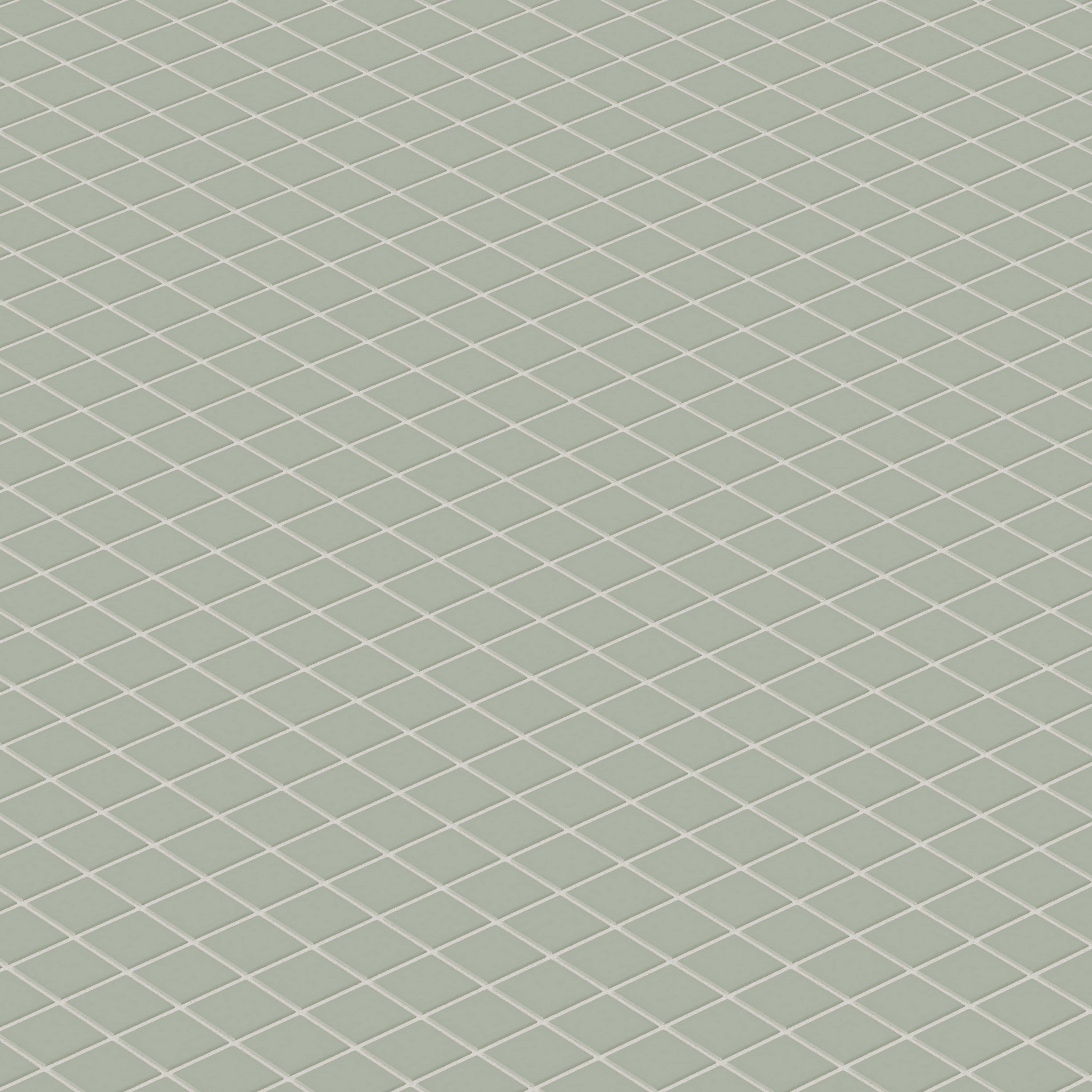 2x2 Straight Set Sheeted Original Ceramic Mosaic Tile in Rosemary Matte