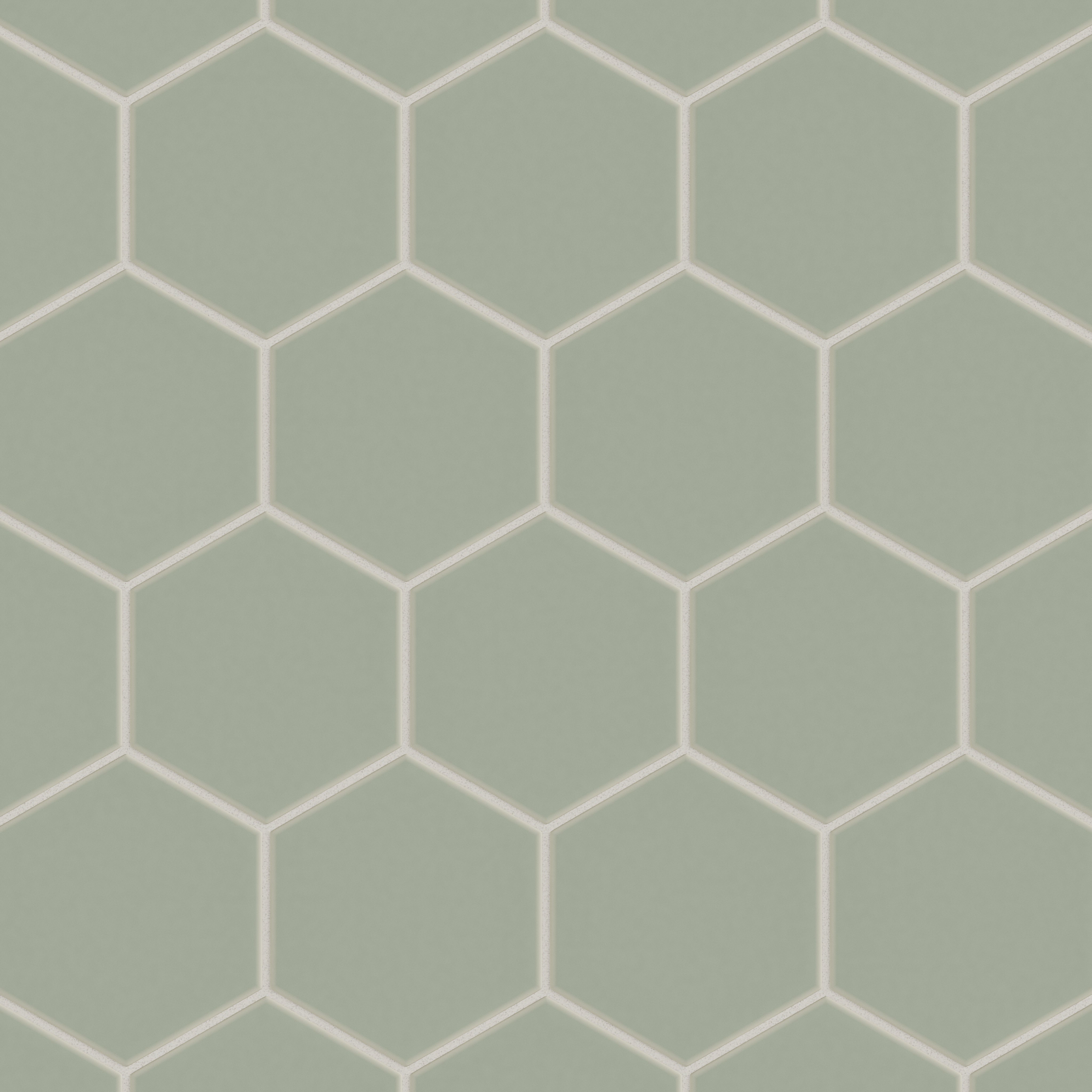 6" Hexagon Original Ceramic Tile in Rosemary Matte