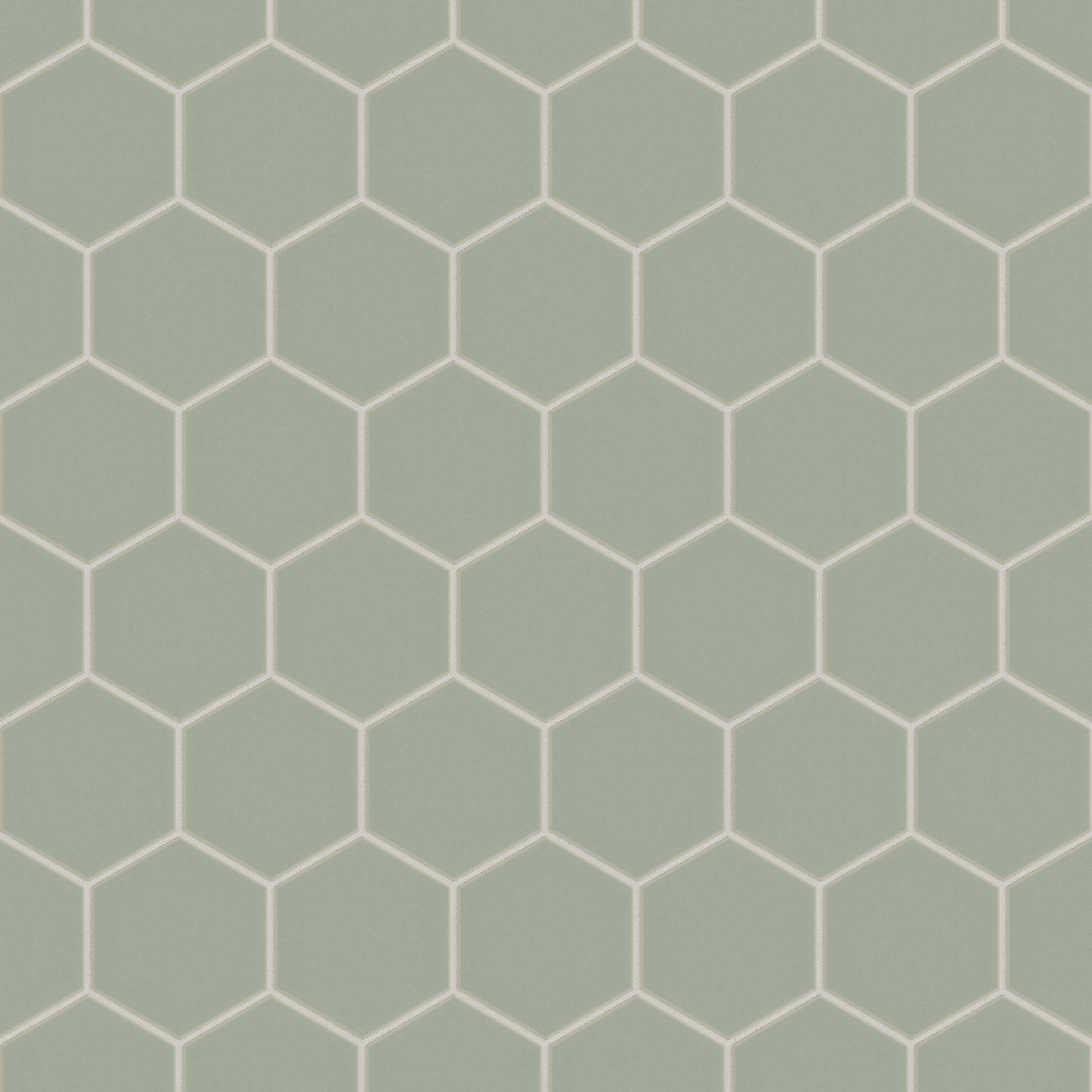 6" Hexagon Original Ceramic Tile in Rosemary Matte