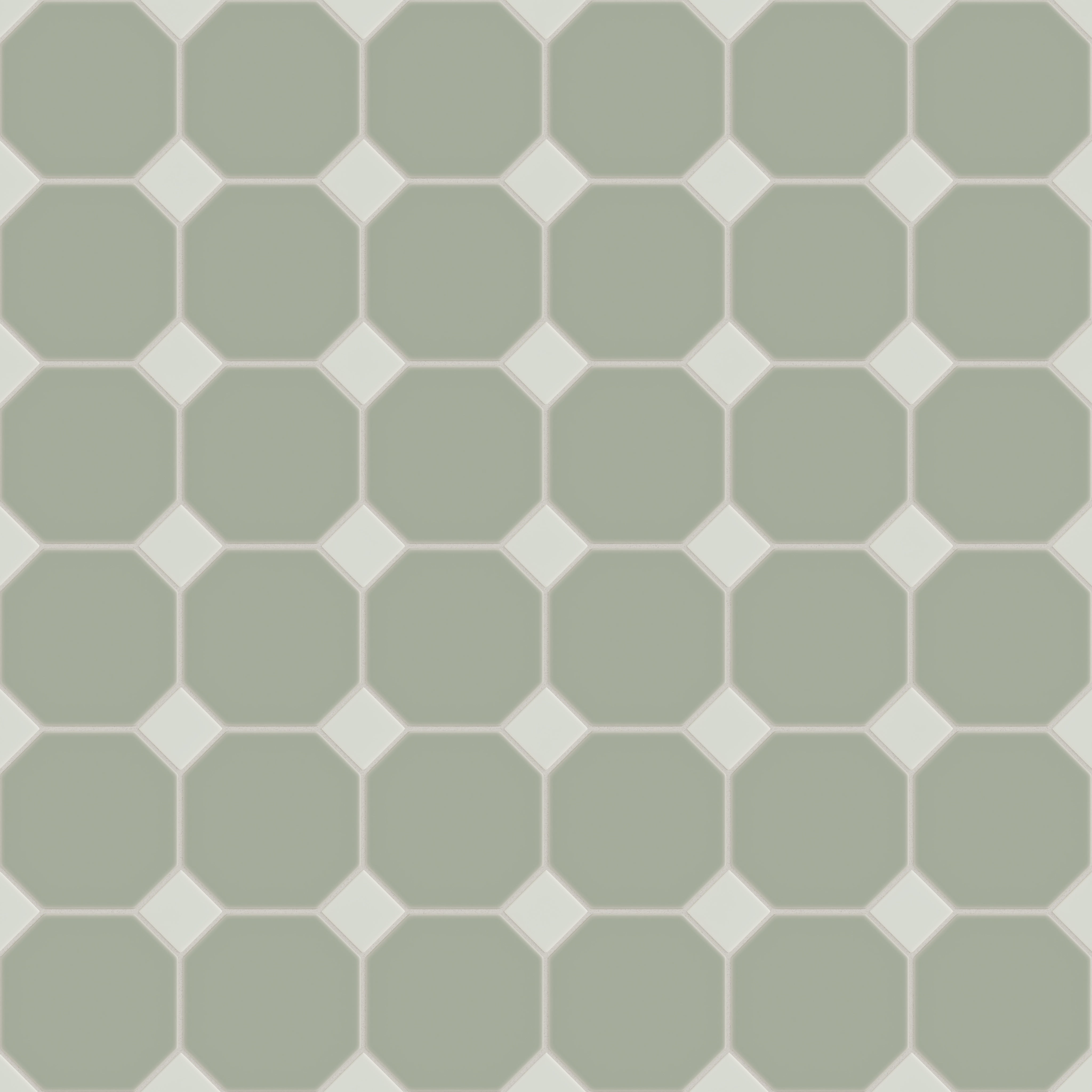 Gramercy Original Ceramic Tile in Rosemary Matte & Overcast Matte