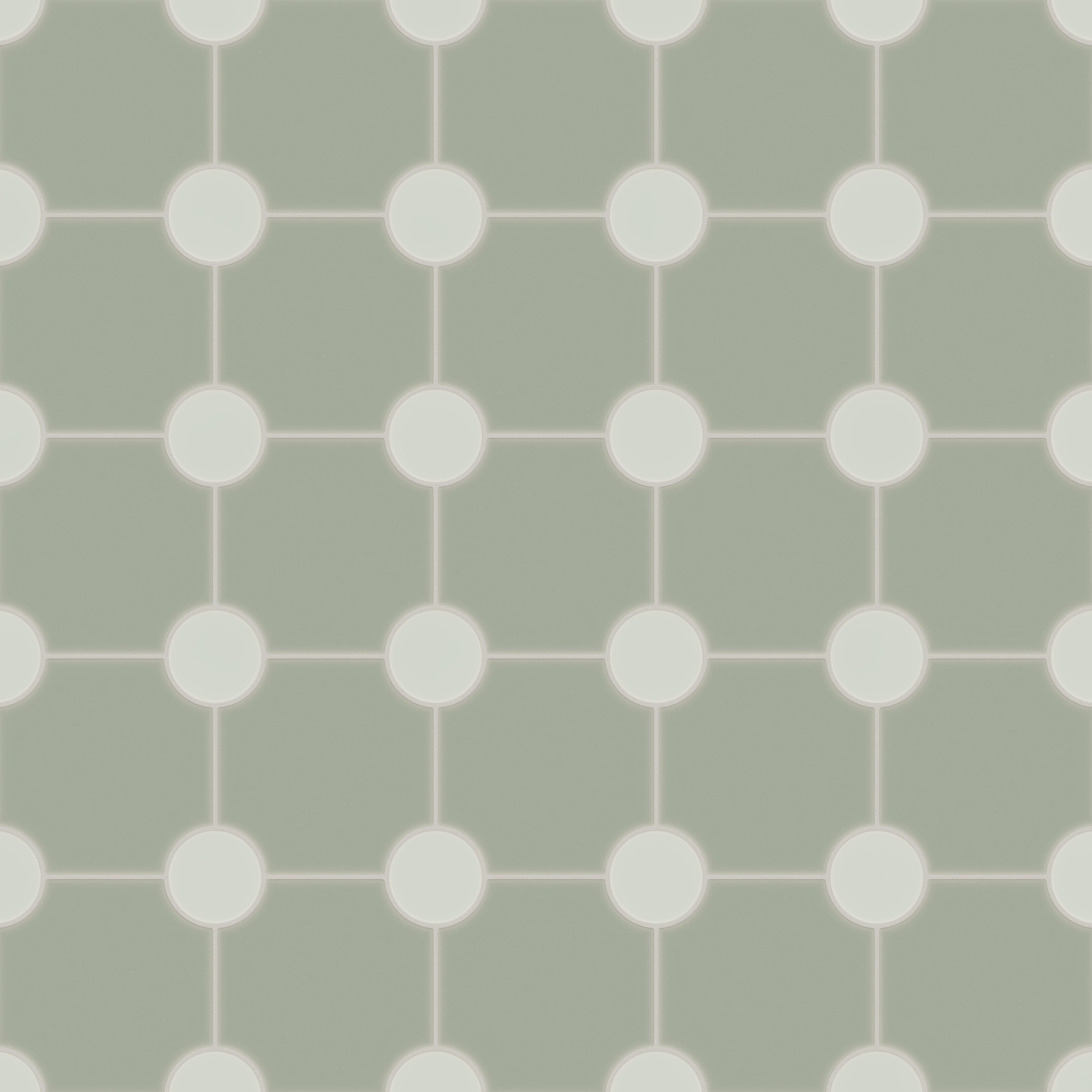 Portico Original Ceramic Tile in Rosemary Matte & Overcast Matte