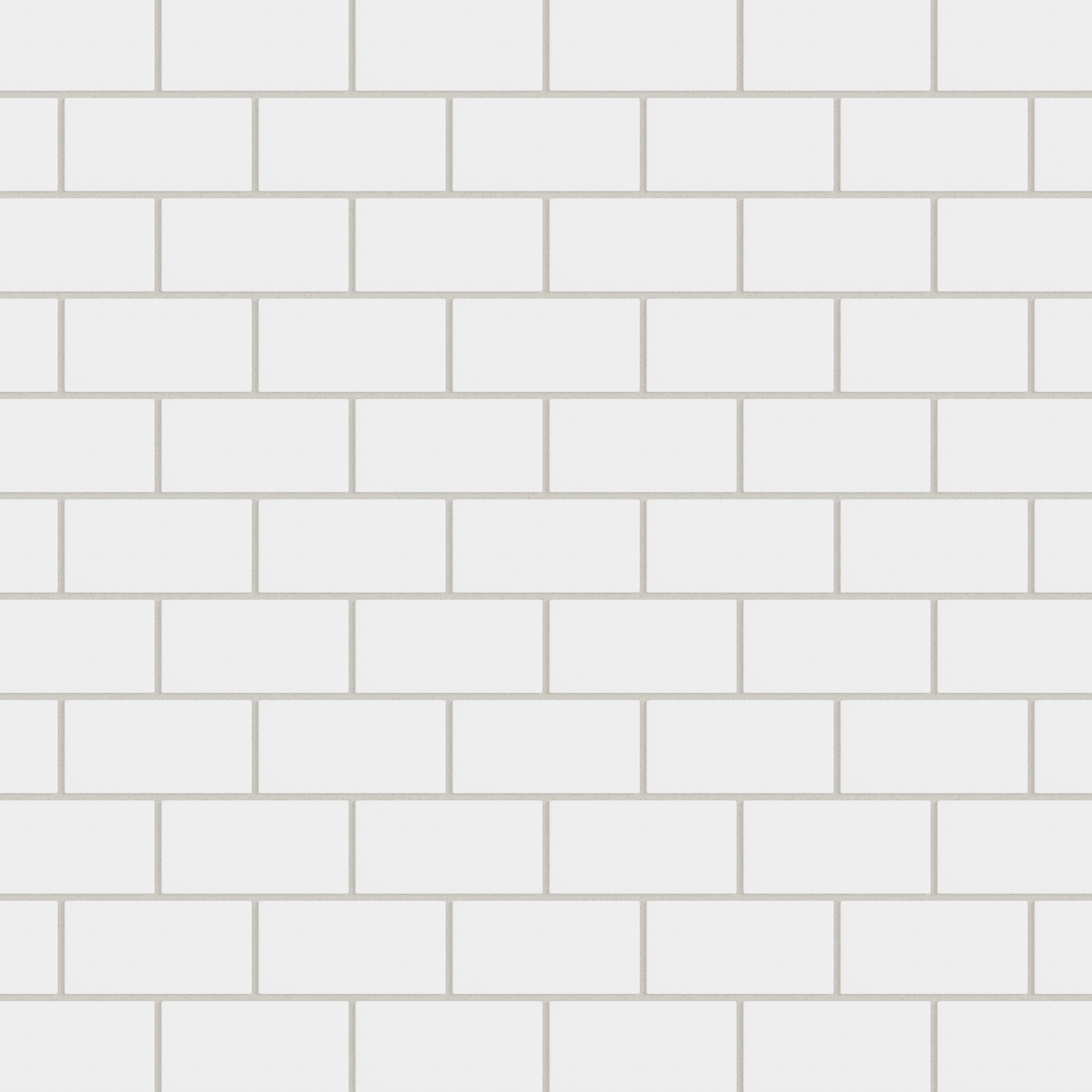 2x4 Half Offset Sheeted Natural Press Ceramic Mosaic Tile in Salt Creek Matte
