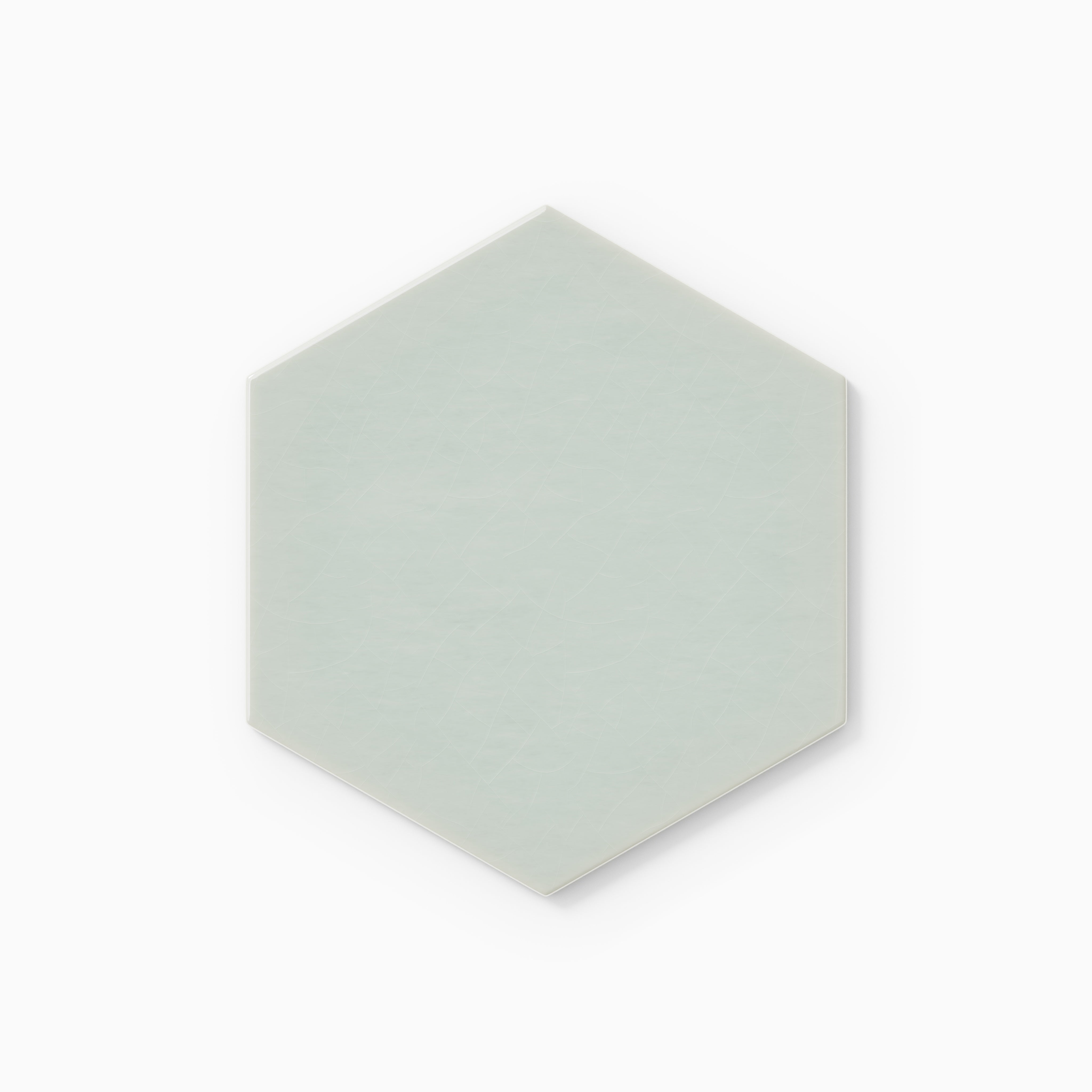 6" Hexagon Original Ceramic Tile in Salton Sea Gloss