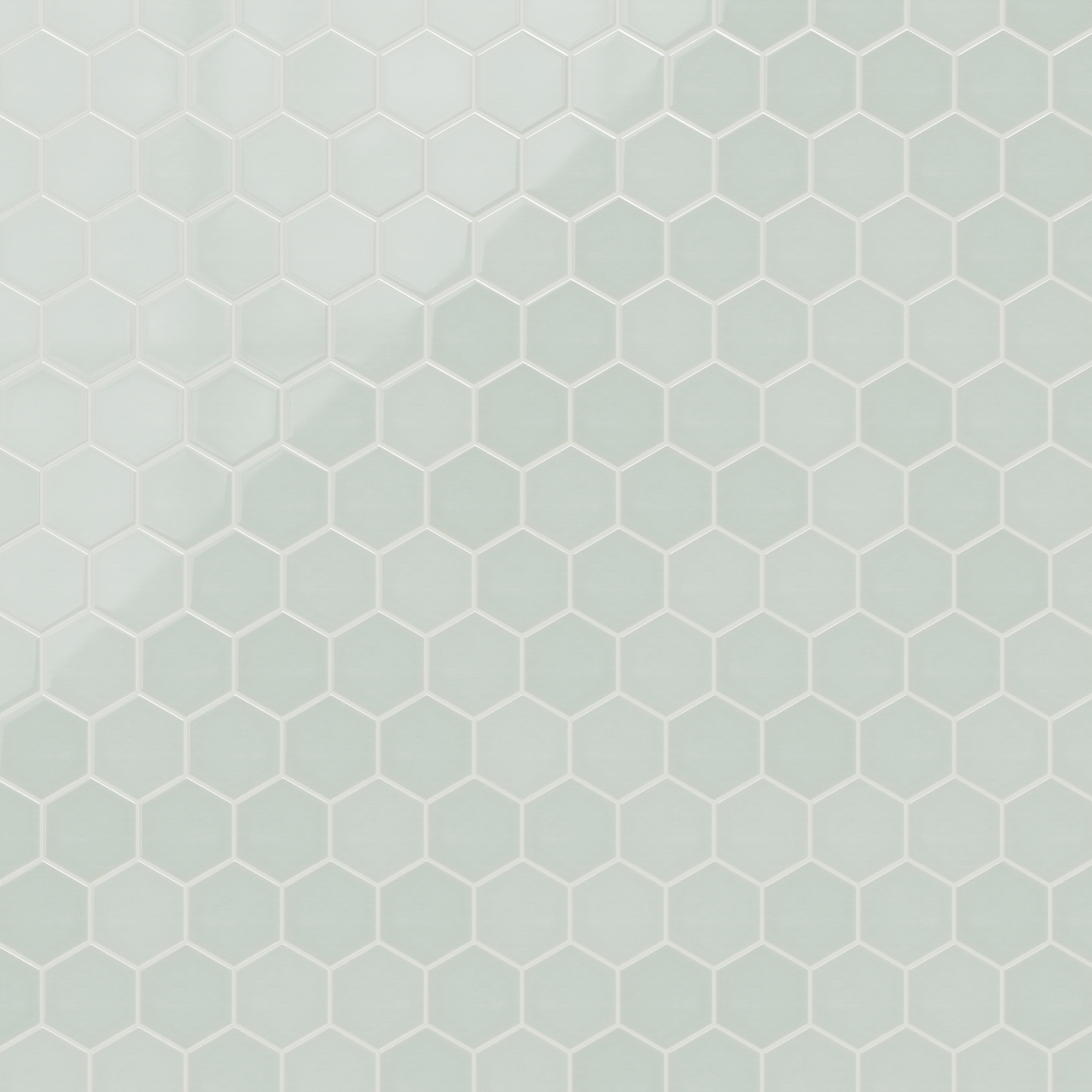 6" Hexagon Original Ceramic Tile in Salton Sea Gloss