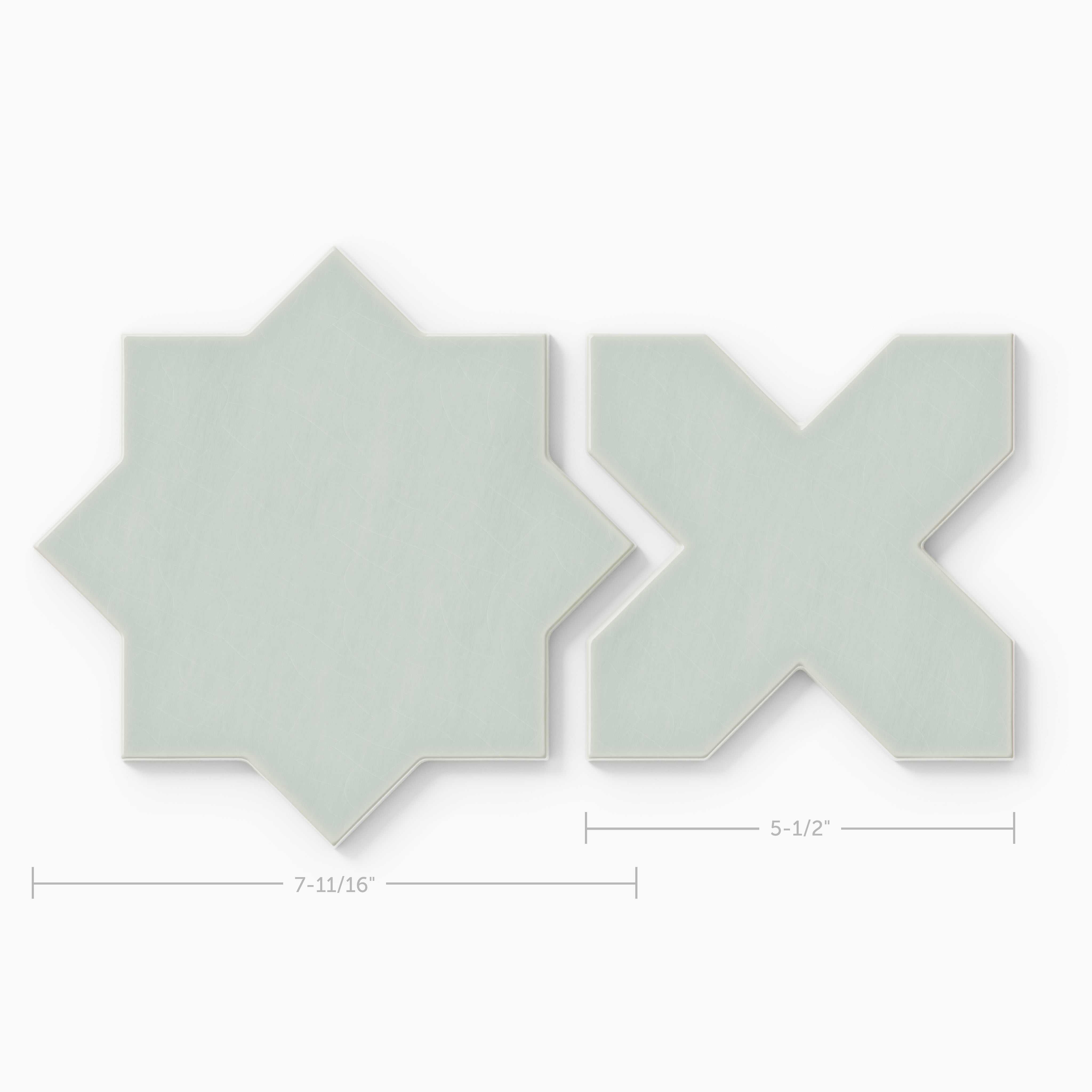 Star & Cross Original Ceramic Tile in Salton Sea Gloss
