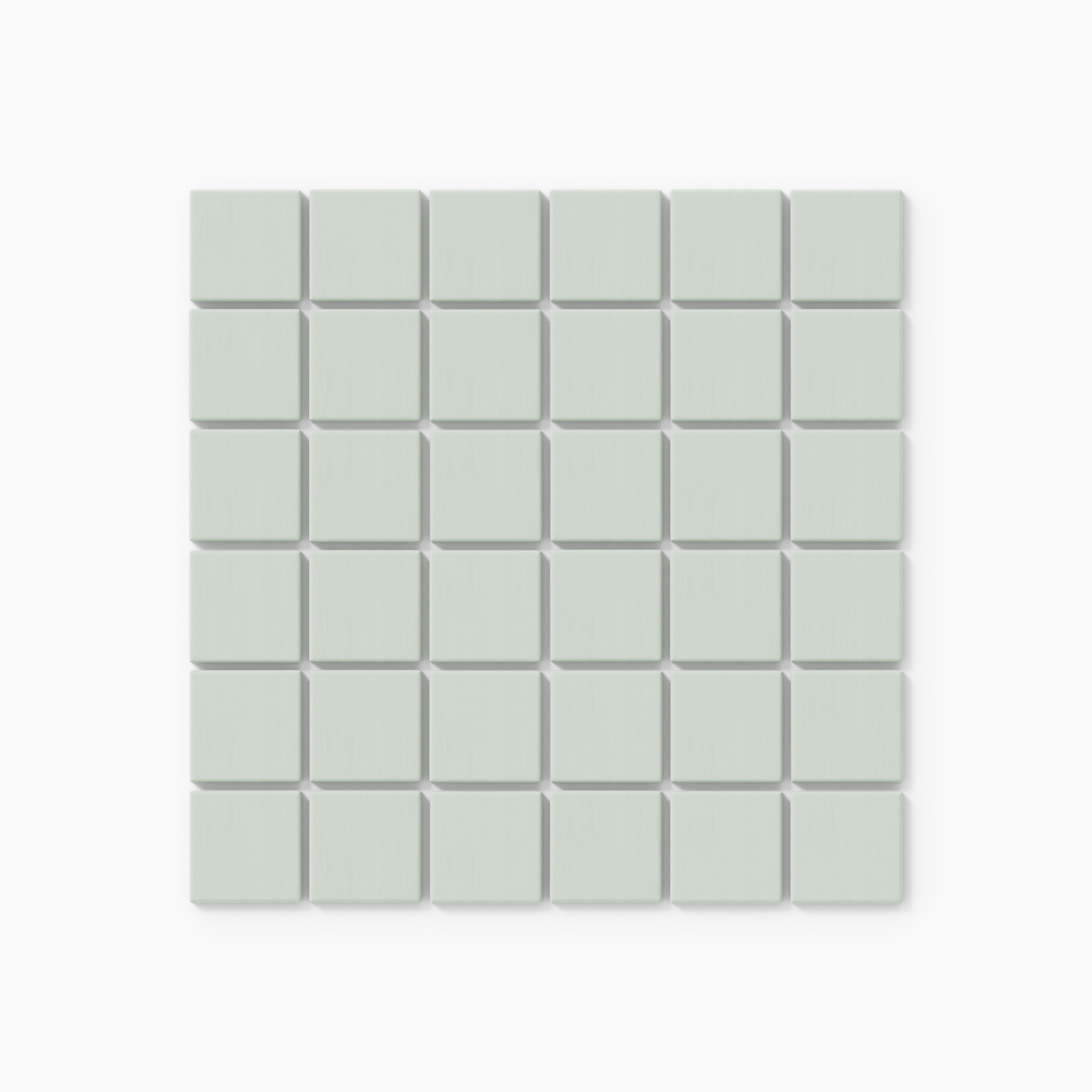 2x2 Straight Set Sheeted Original Ceramic Mosaic Tile in Salton Sea Matte